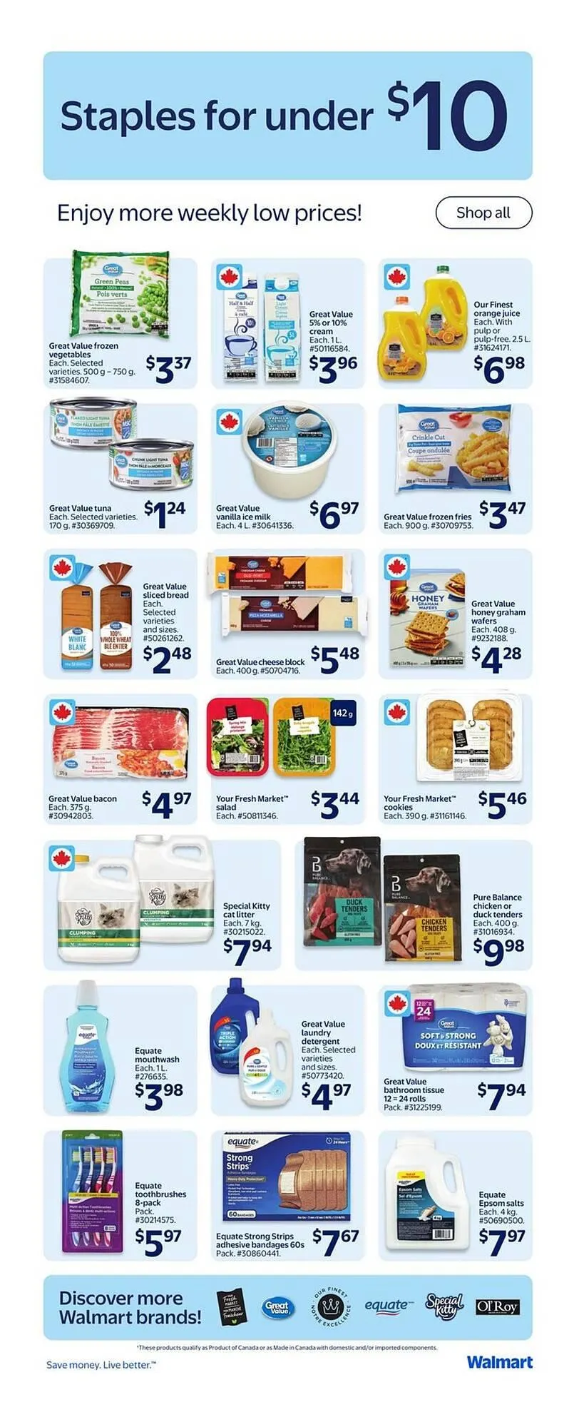 Walmart flyer from March 12 to March 18 2026 - flyer page 19