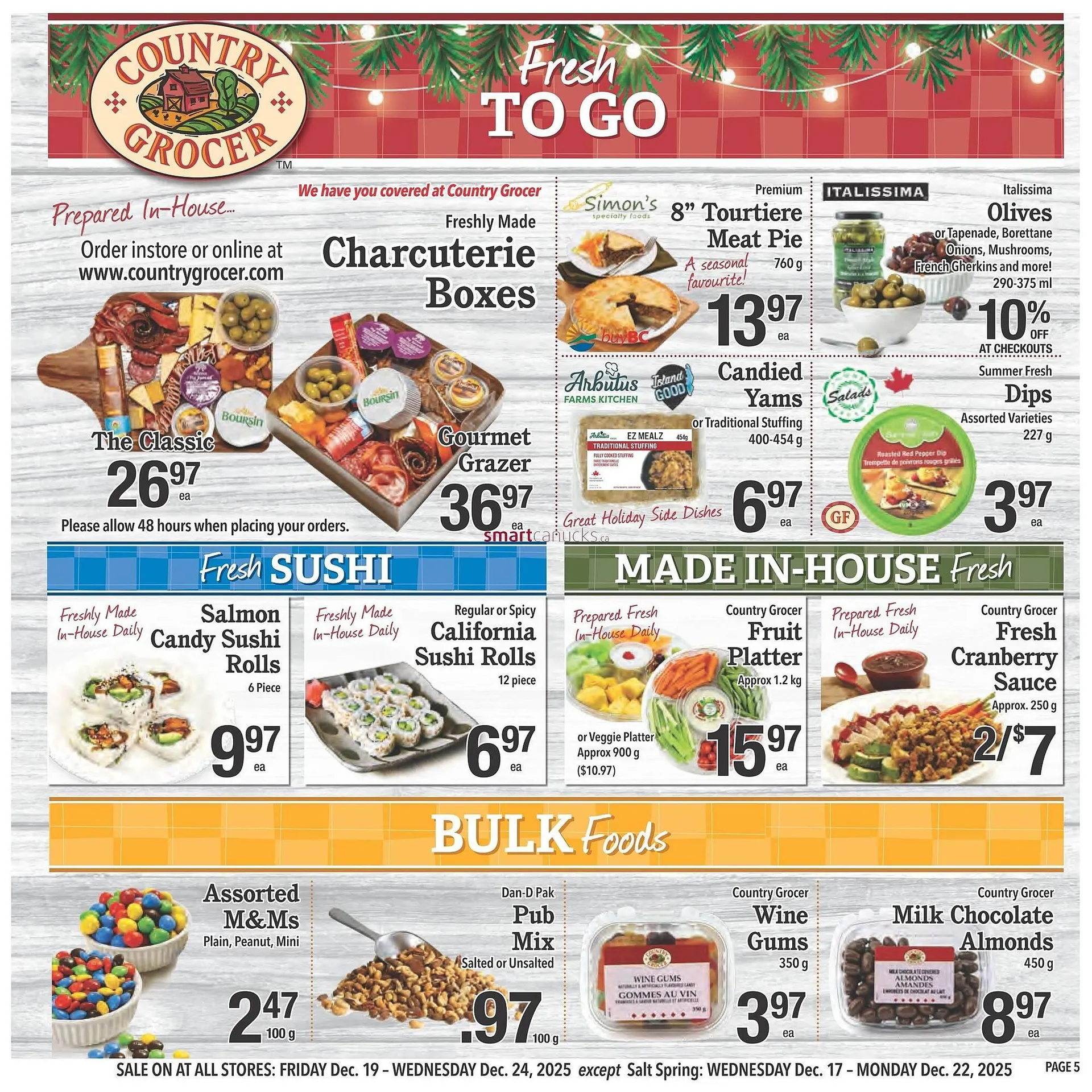 Country Grocer flyer from December 19 to December 25 2025 - flyer page 5