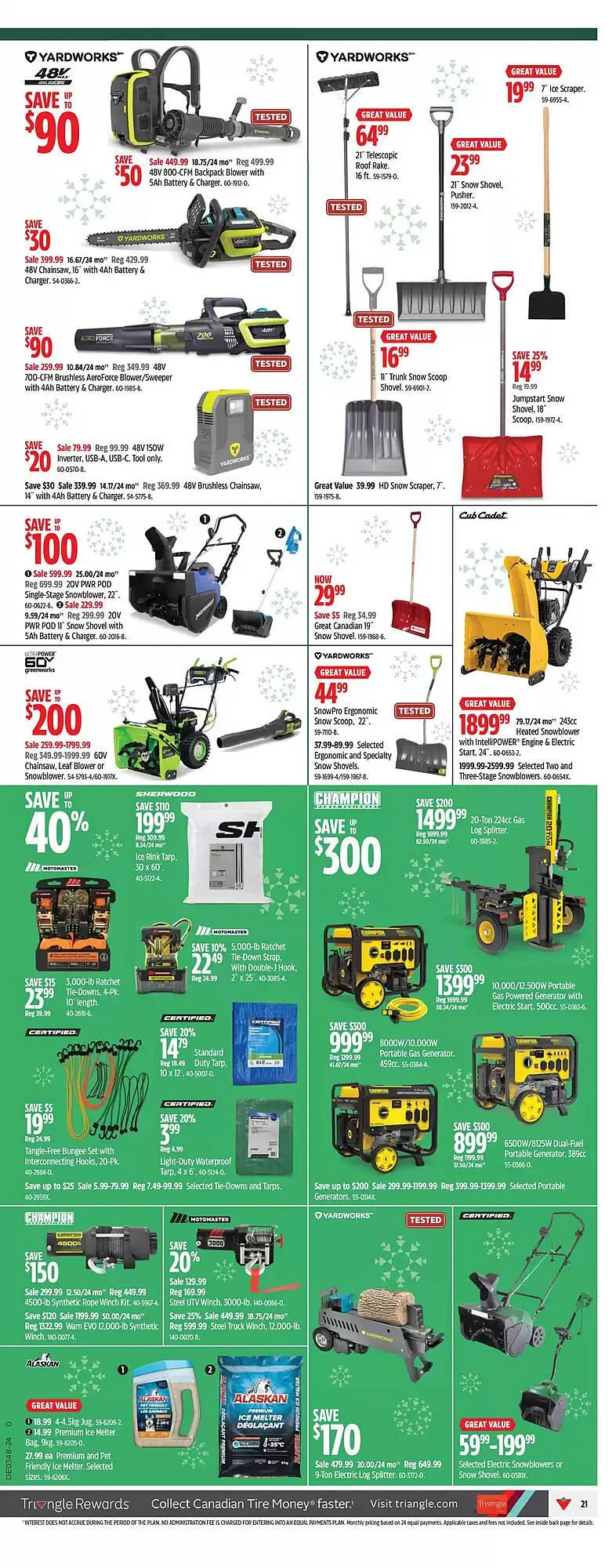 Canadian Tire flyer from November 21 to November 28 2024 - flyer page 21