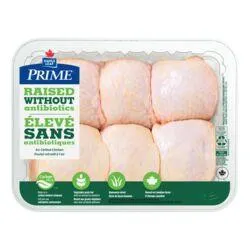 Bone-in Chicken Thighs Raised Without Antibiotics, Prime