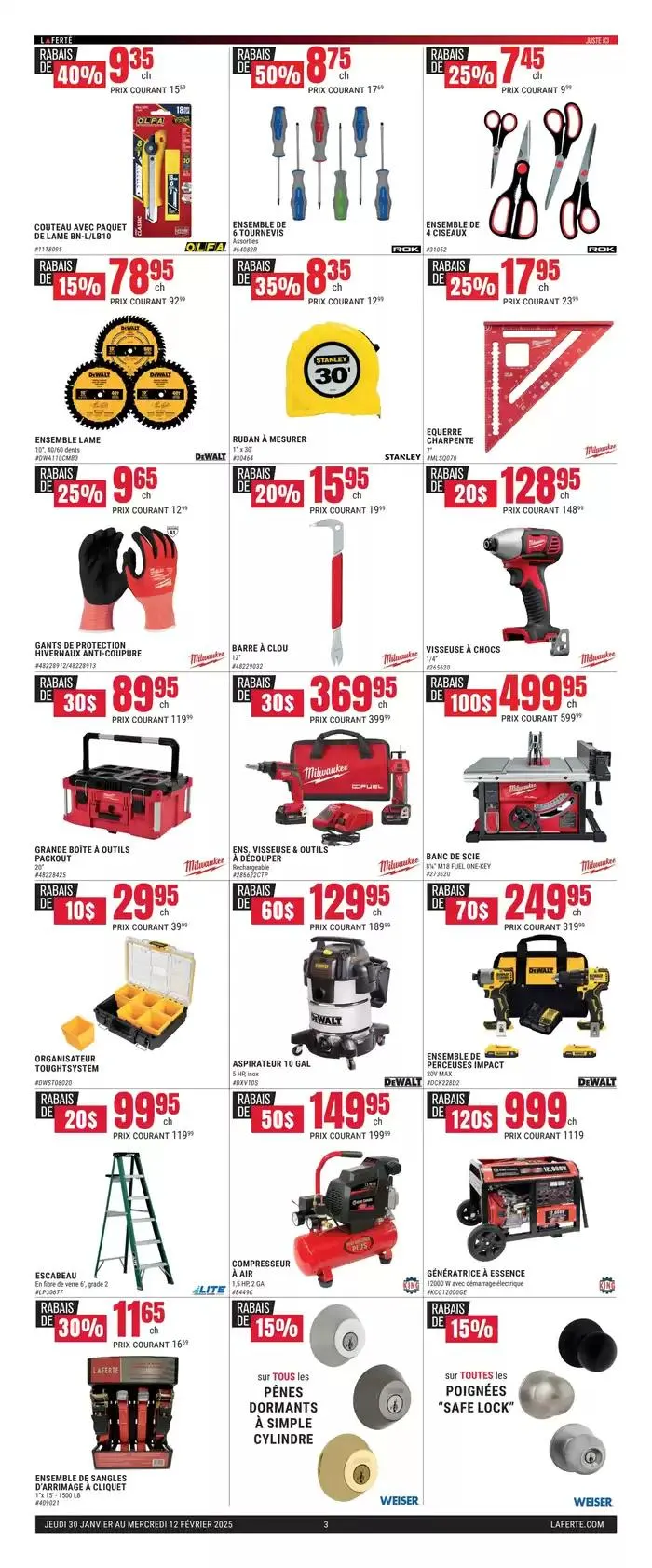 Les Speciaux De La Semaine from January 30 to February 12 2025 - flyer page 3