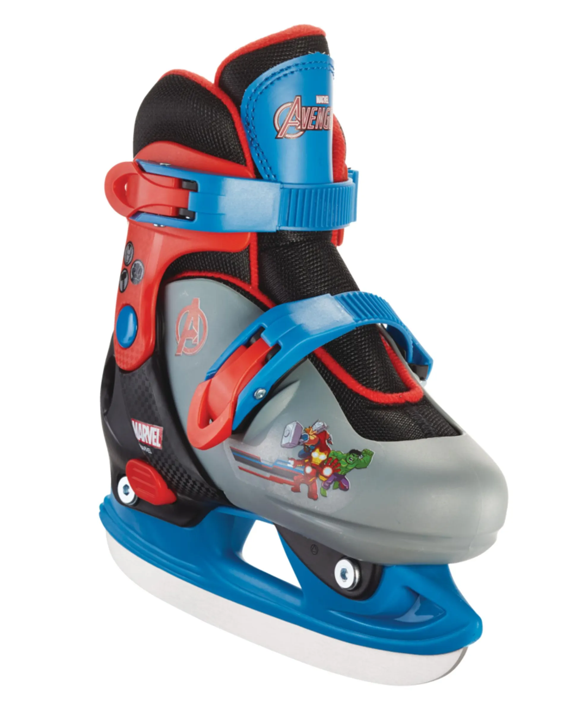 Disney Marvel Avengers Adjustable Skates, Youth, Assorted Sizes, Ages 5-13, Multi-colour