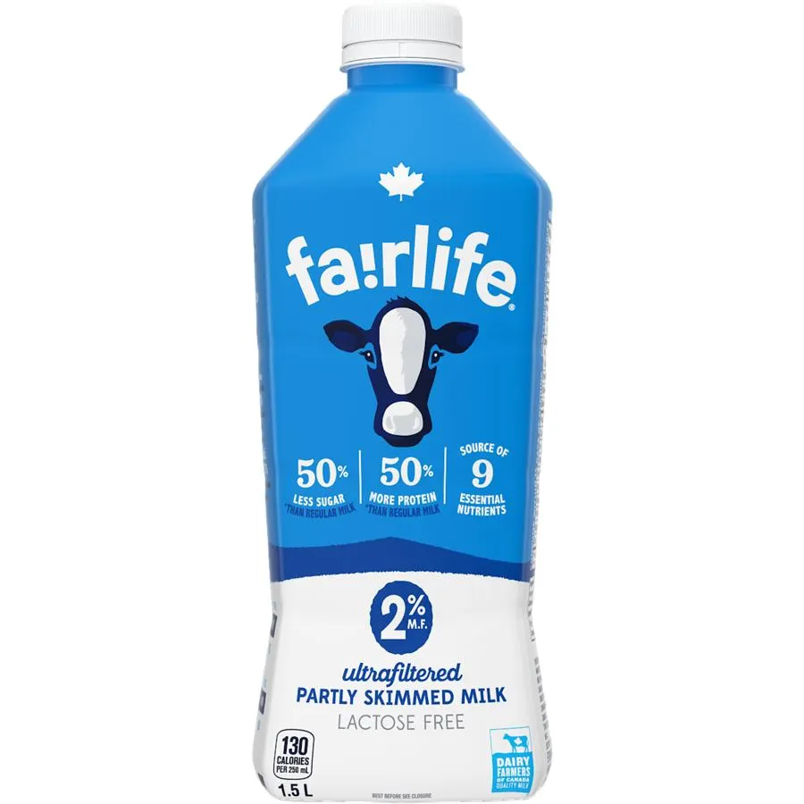 Lactose Free 2% Partly Skimmed Ultrafiltered Milk