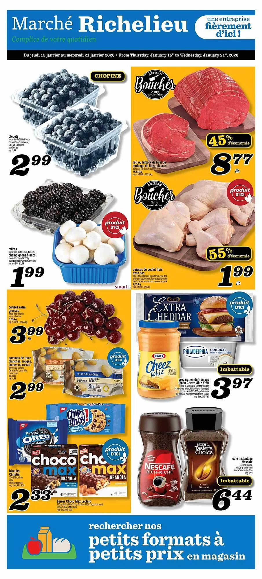 Marché Richelieu flyer from January 15 to January 21 2026 - flyer page 1