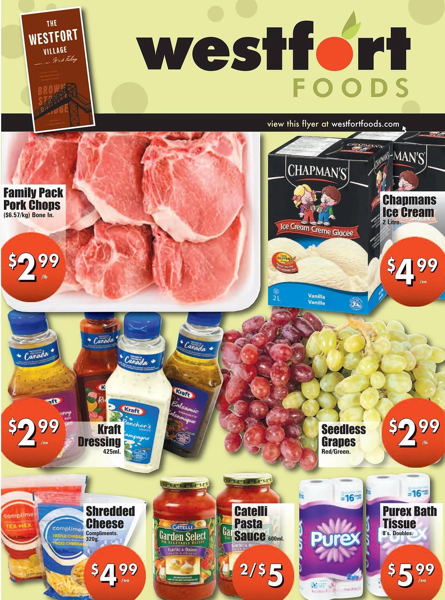 Westfort Foods flyer - 1
