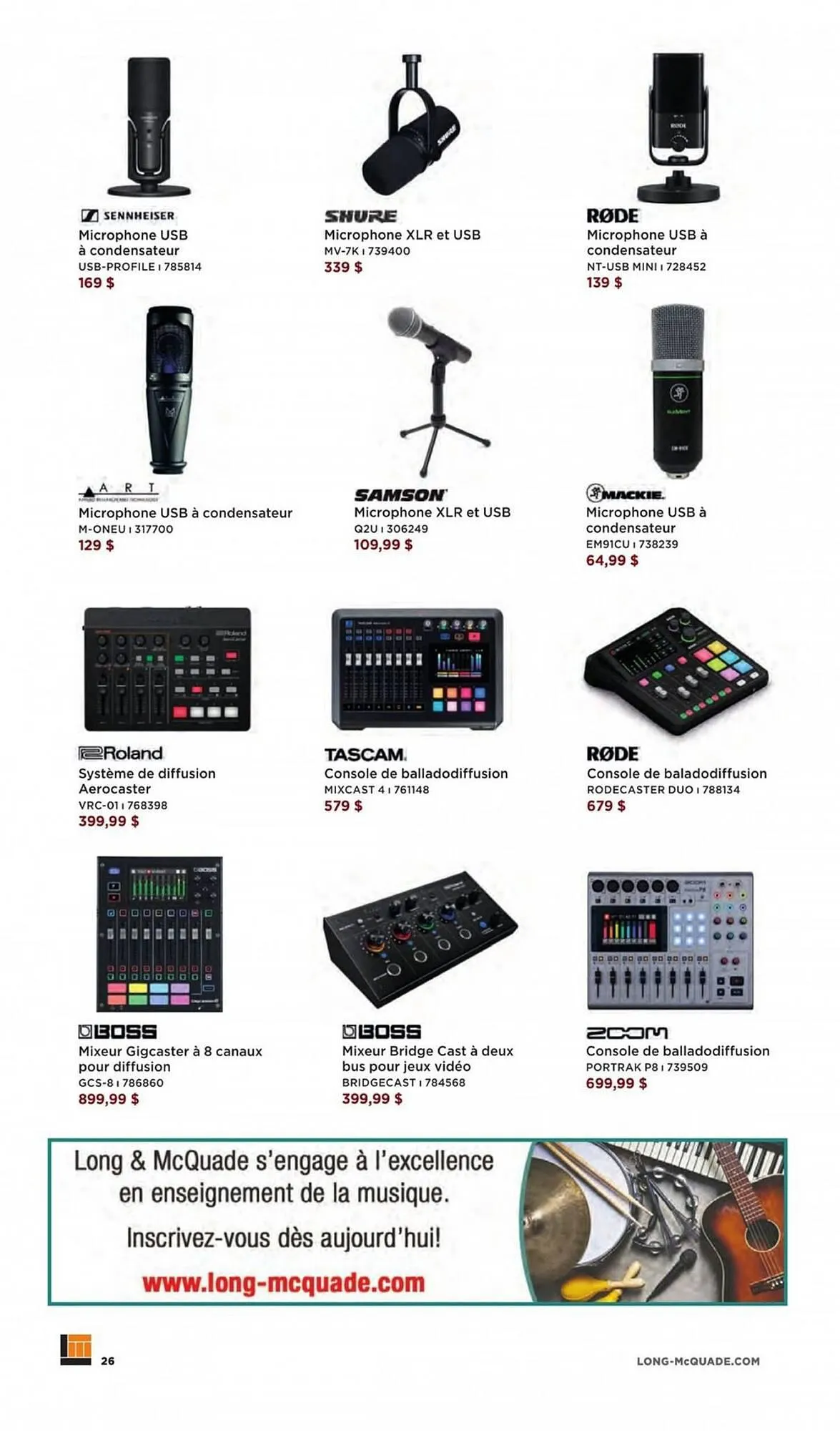 Long & McQuade flyer from November 3 to July 1 2024 - flyer page 26