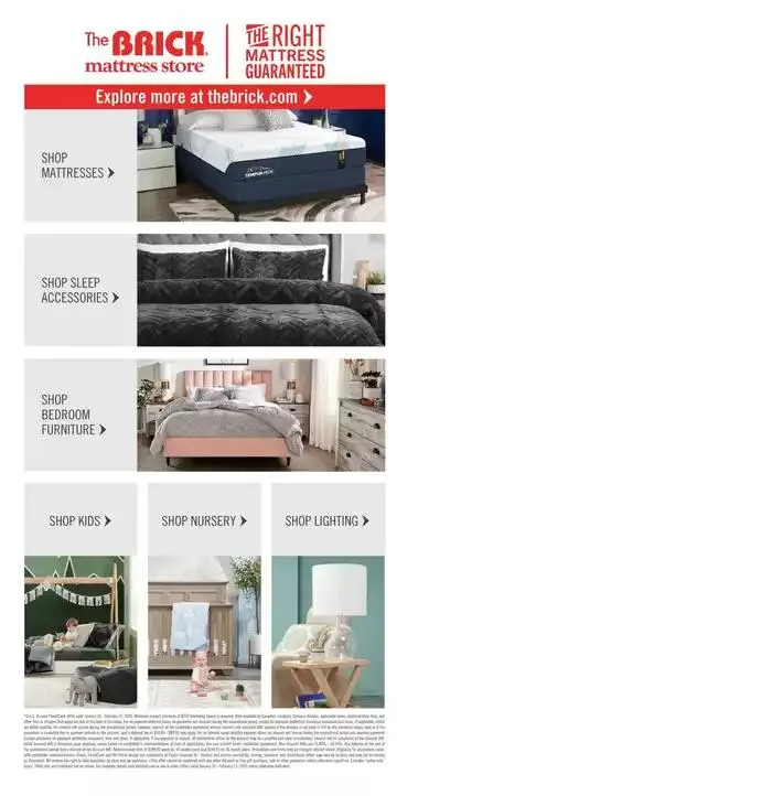 Brick Mattress Store from January 30 to February 13 2025 - flyer page 20