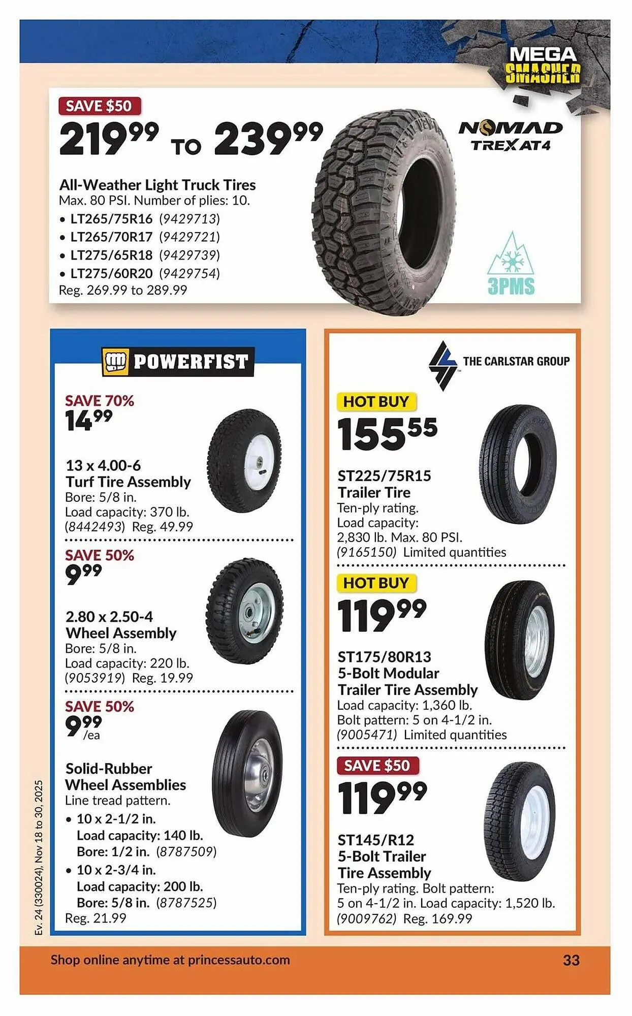 Princess Auto flyer from November 13 to November 20 2025 - flyer page 38