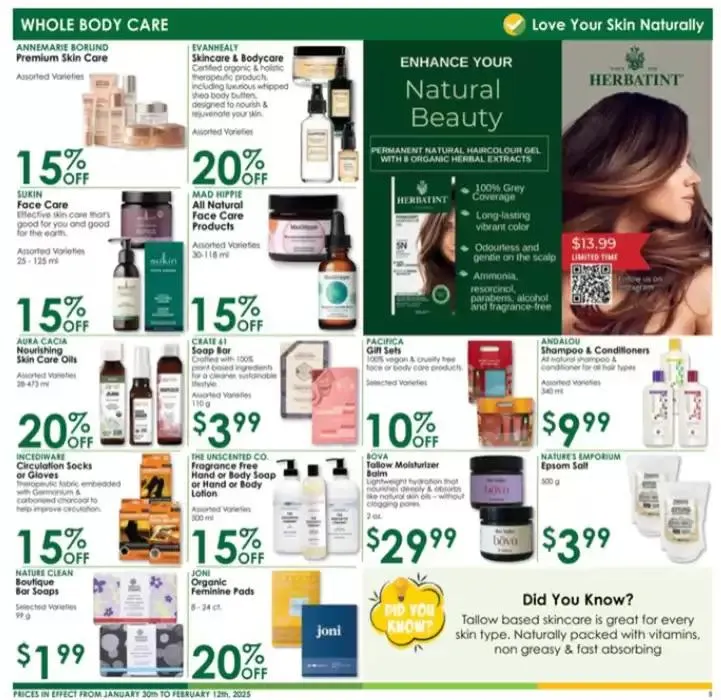 Current deals and offers from January 30 to February 12 2025 - flyer page 9