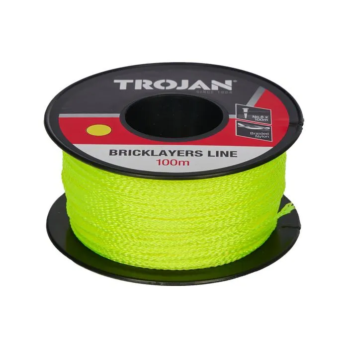 Trojan 100m Green No. 8 Brickline