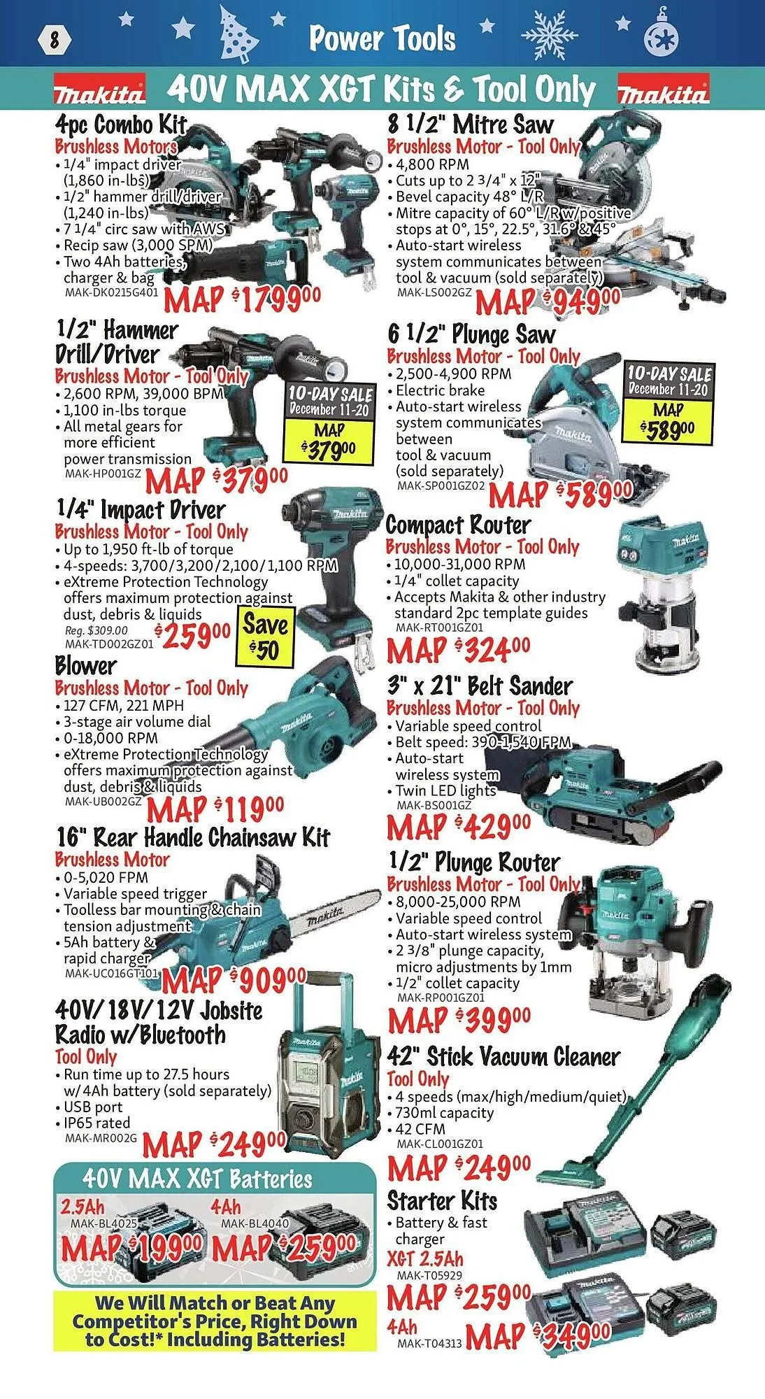 KMS Tools flyer from December 1 to January 1 2026 - flyer page 8