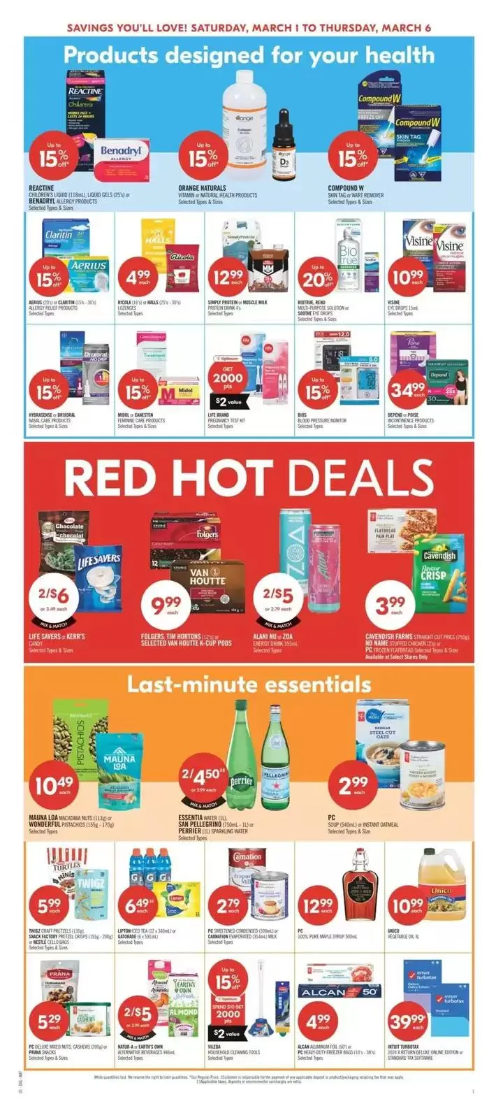 Top offers for smart savers from March 1 to March 6 2025 - flyer page 14