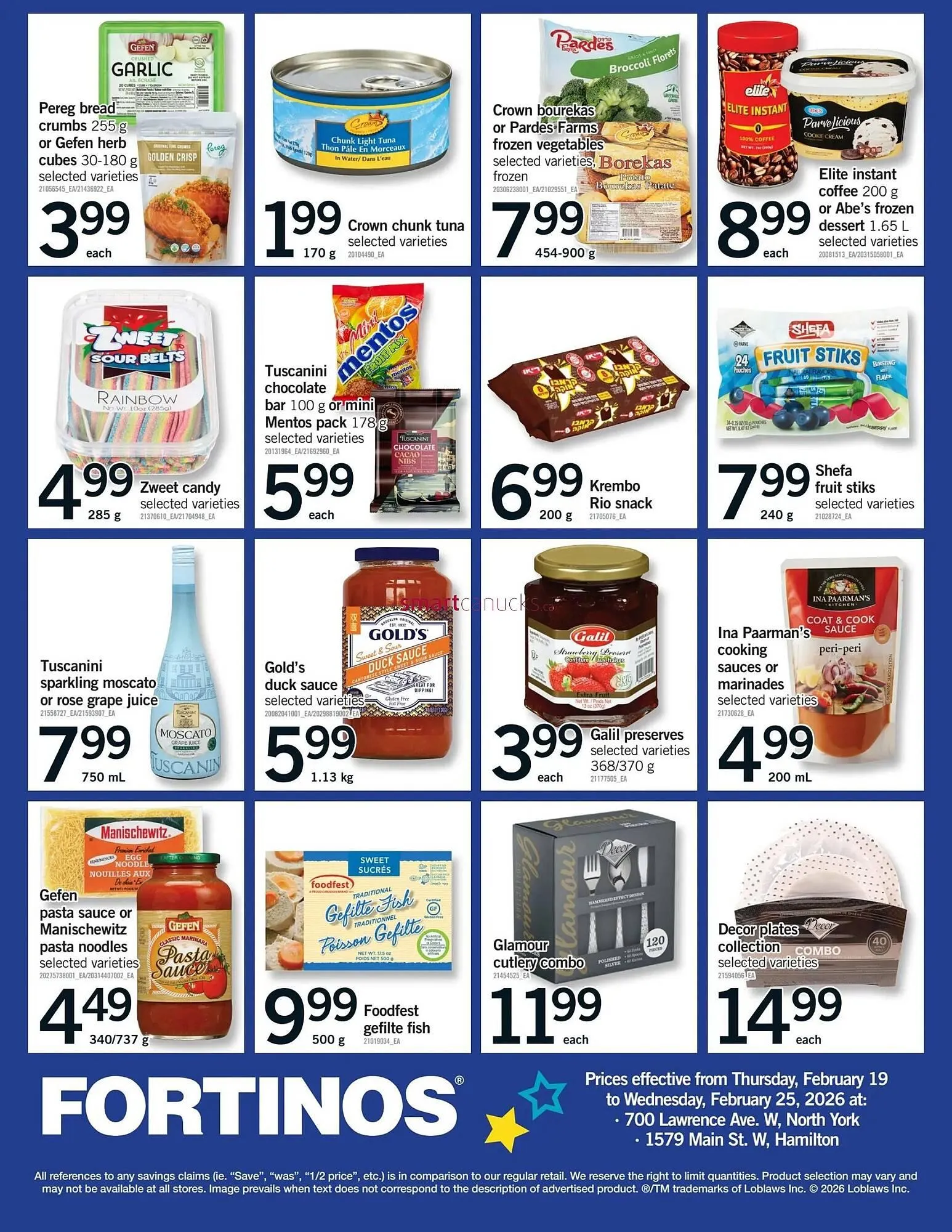 Fortinos flyer from February 19 to February 25 2026 - flyer page 25