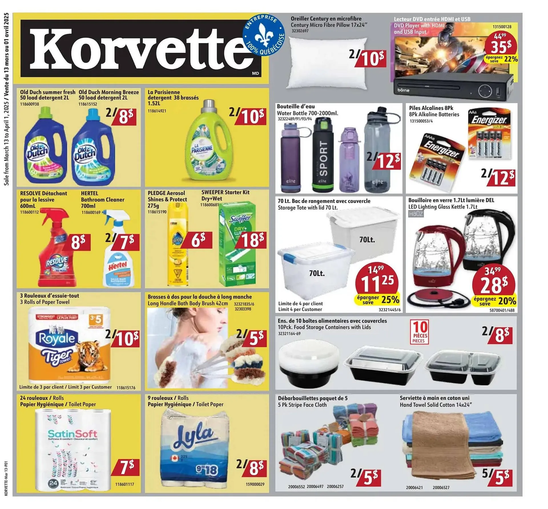 Korvette flyer - 1