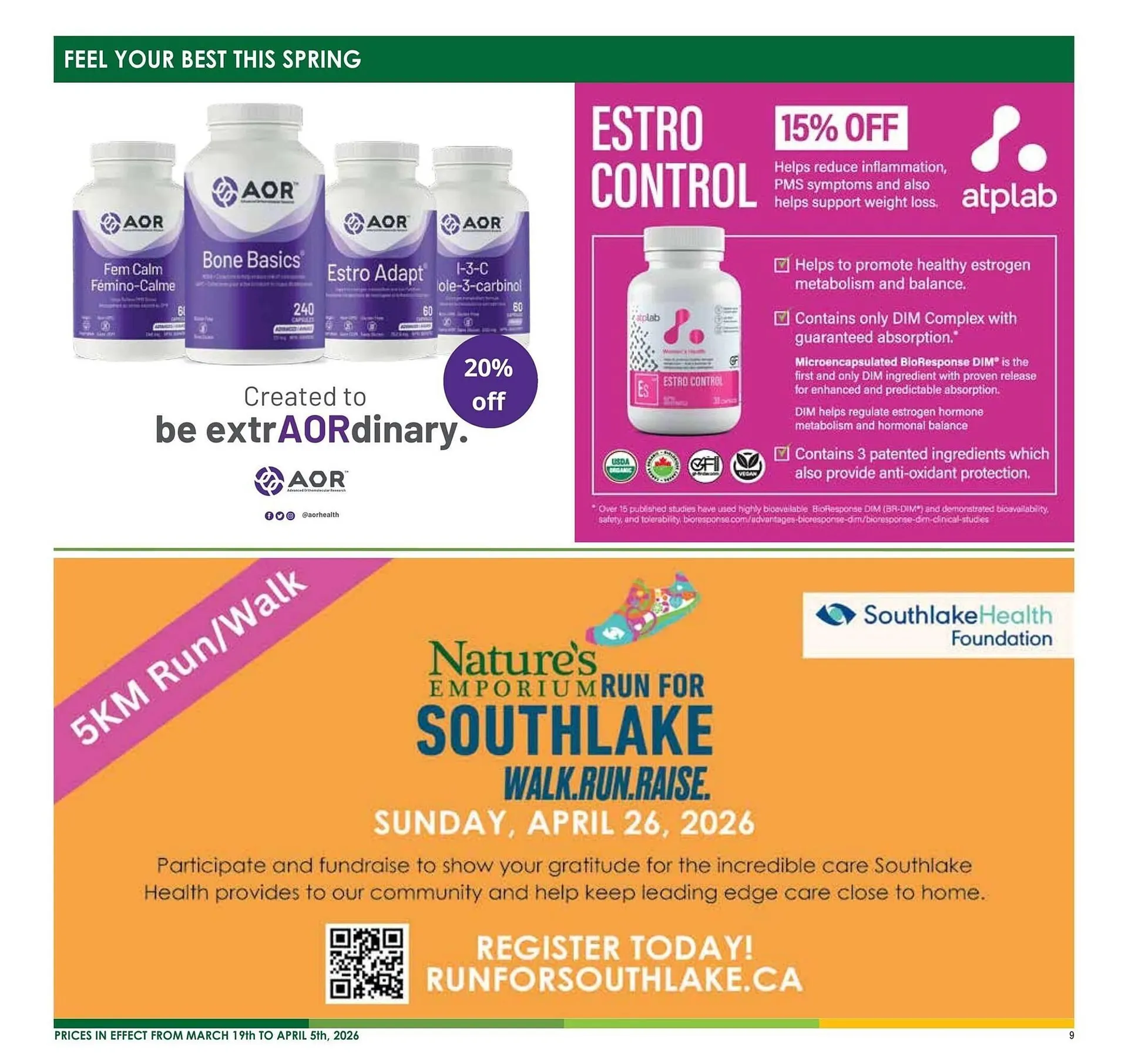 Nature's Emporium flyer from March 20 to March 27 2026 - flyer page 9