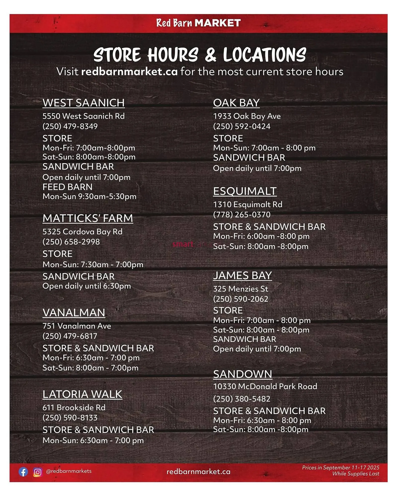 Red Barn Market flyer from September 11 to September 17 2025 - flyer page 8