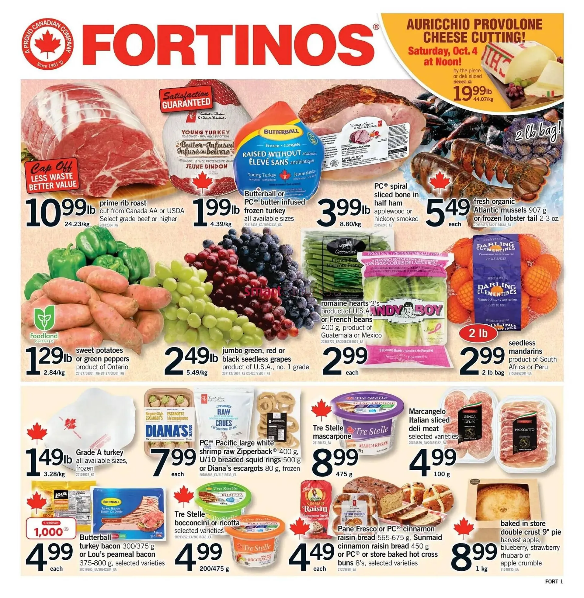 Fortinos flyer from October 2 to October 8 2025 - flyer page 1
