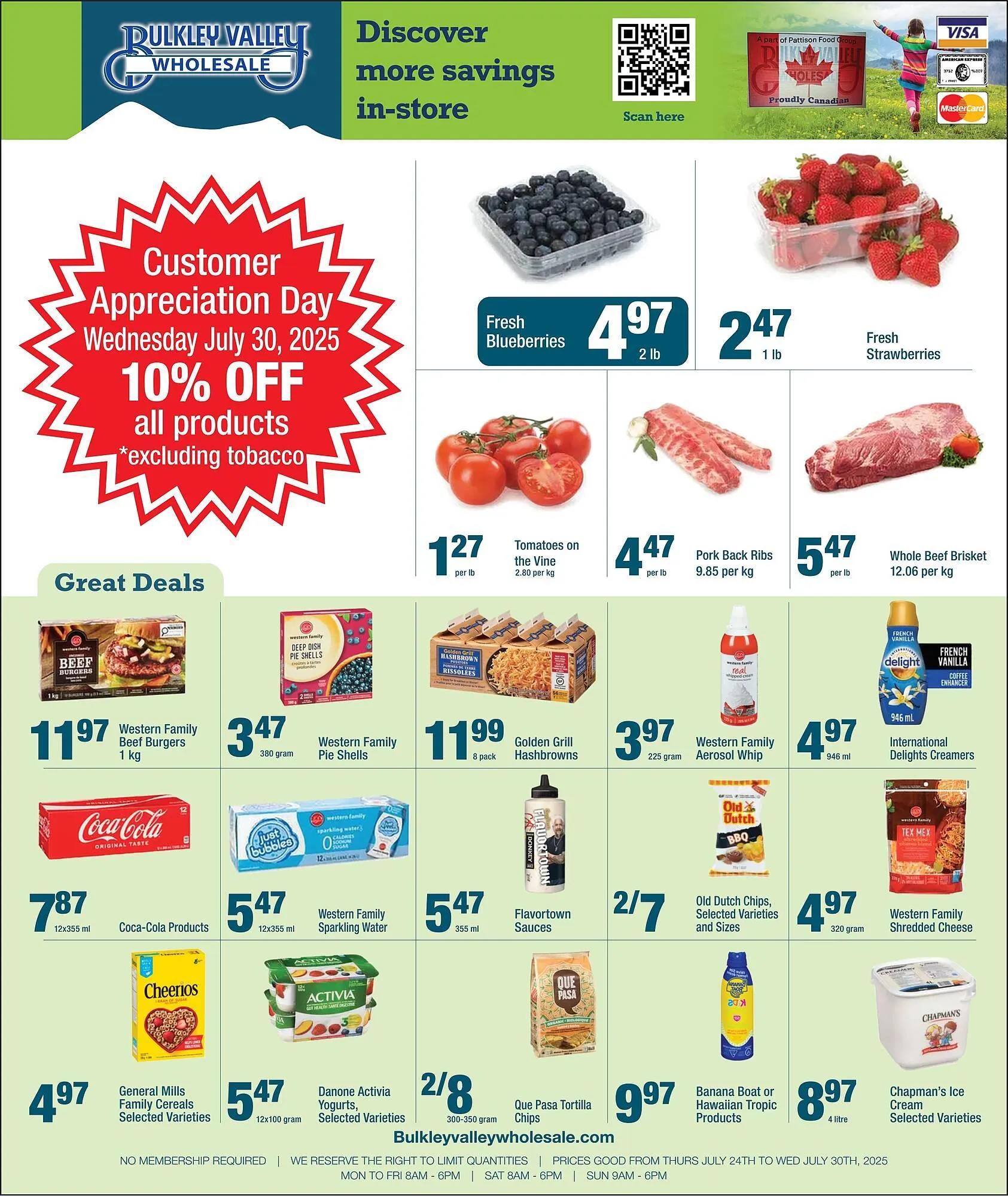 Bulkley Valley Wholesale flyer - 1