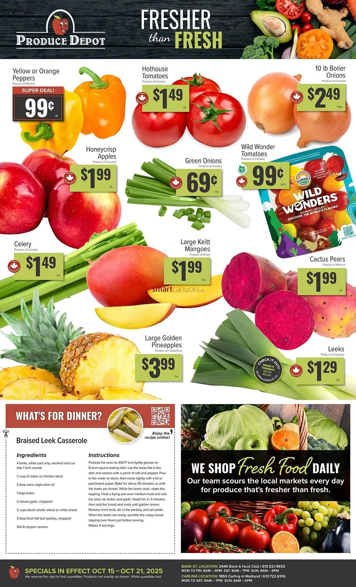 Produce Depot flyer from October 15 to October 21 2025 - flyer page 1