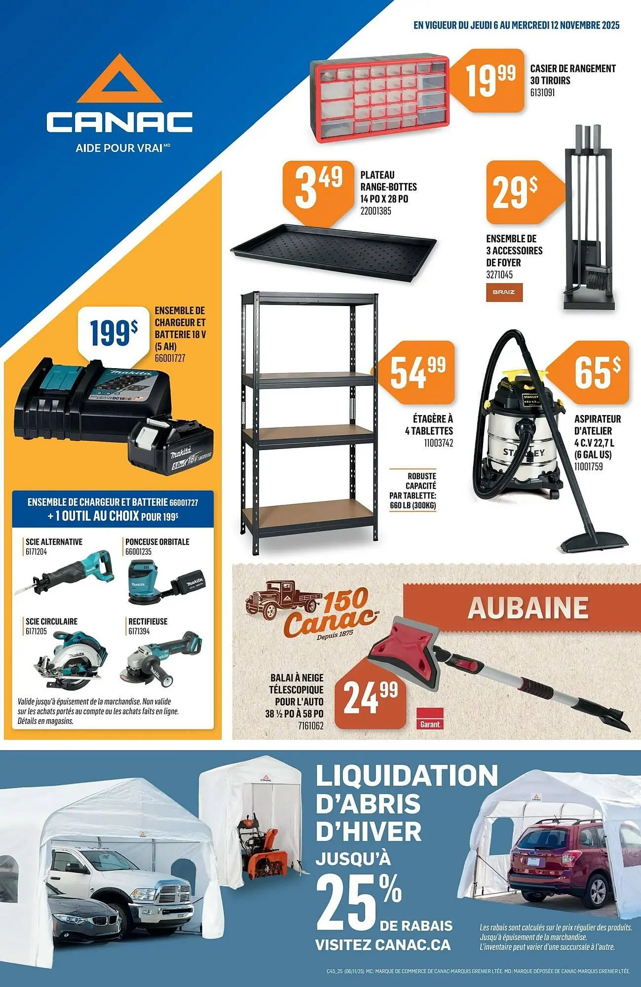 Canac flyer from November 5 to November 11 2025 - flyer page 1