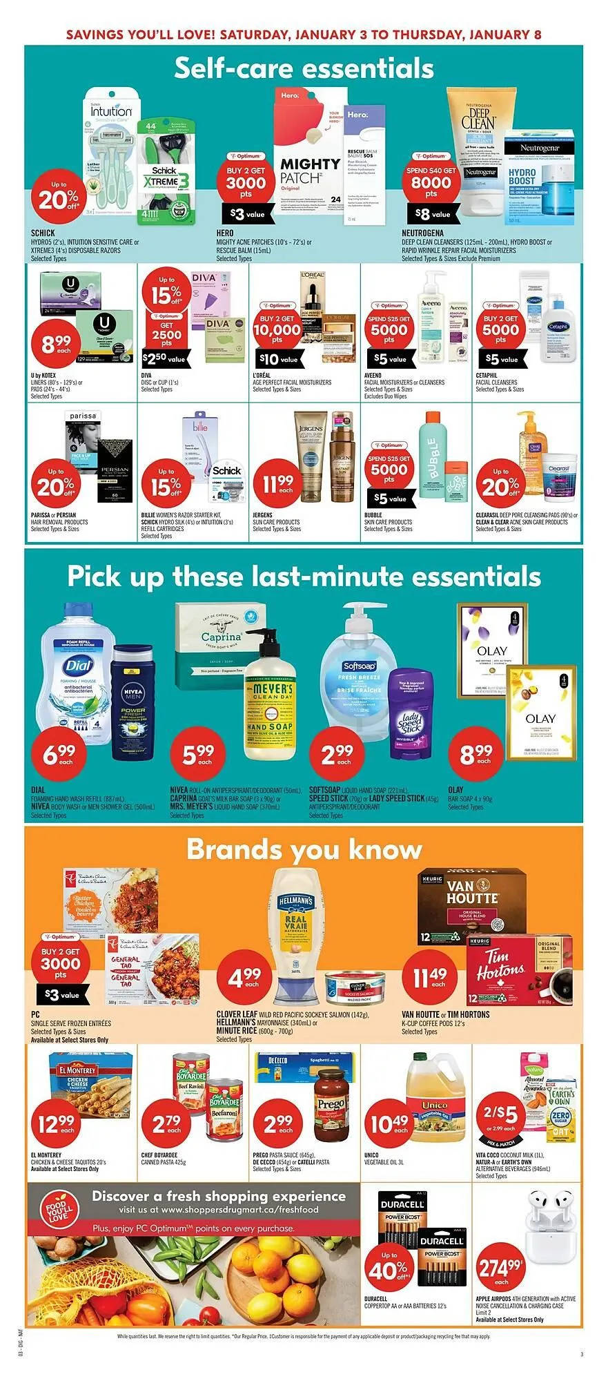 Shoppers Drug Mart flyer from January 3 to January 8 2026 - flyer page 20