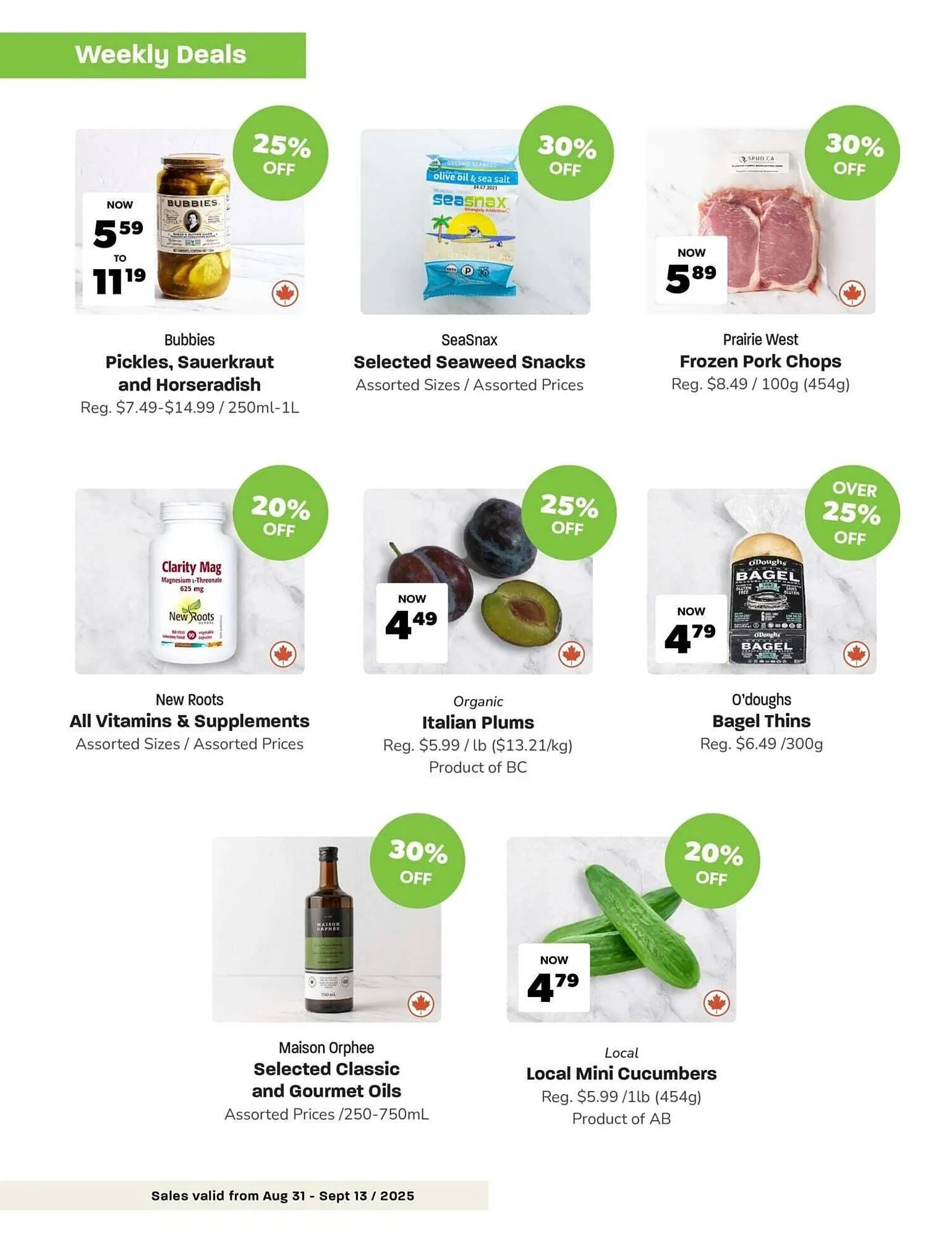Blush Lane Organics flyer from September 1 to September 15 2025 - flyer page 2