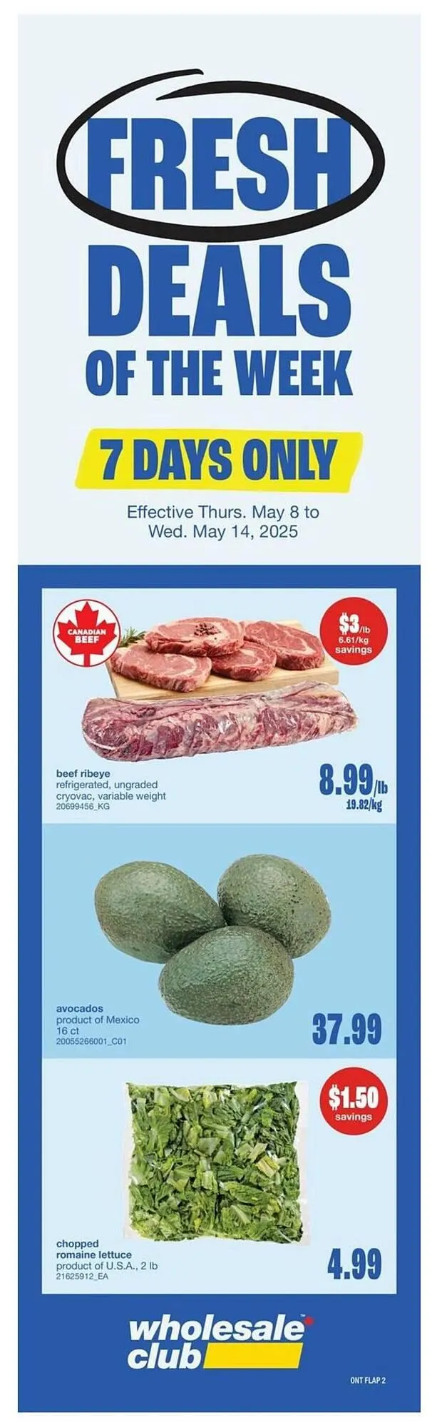 Wholesale Club flyer from May 1 to May 31 2025 - flyer page 3