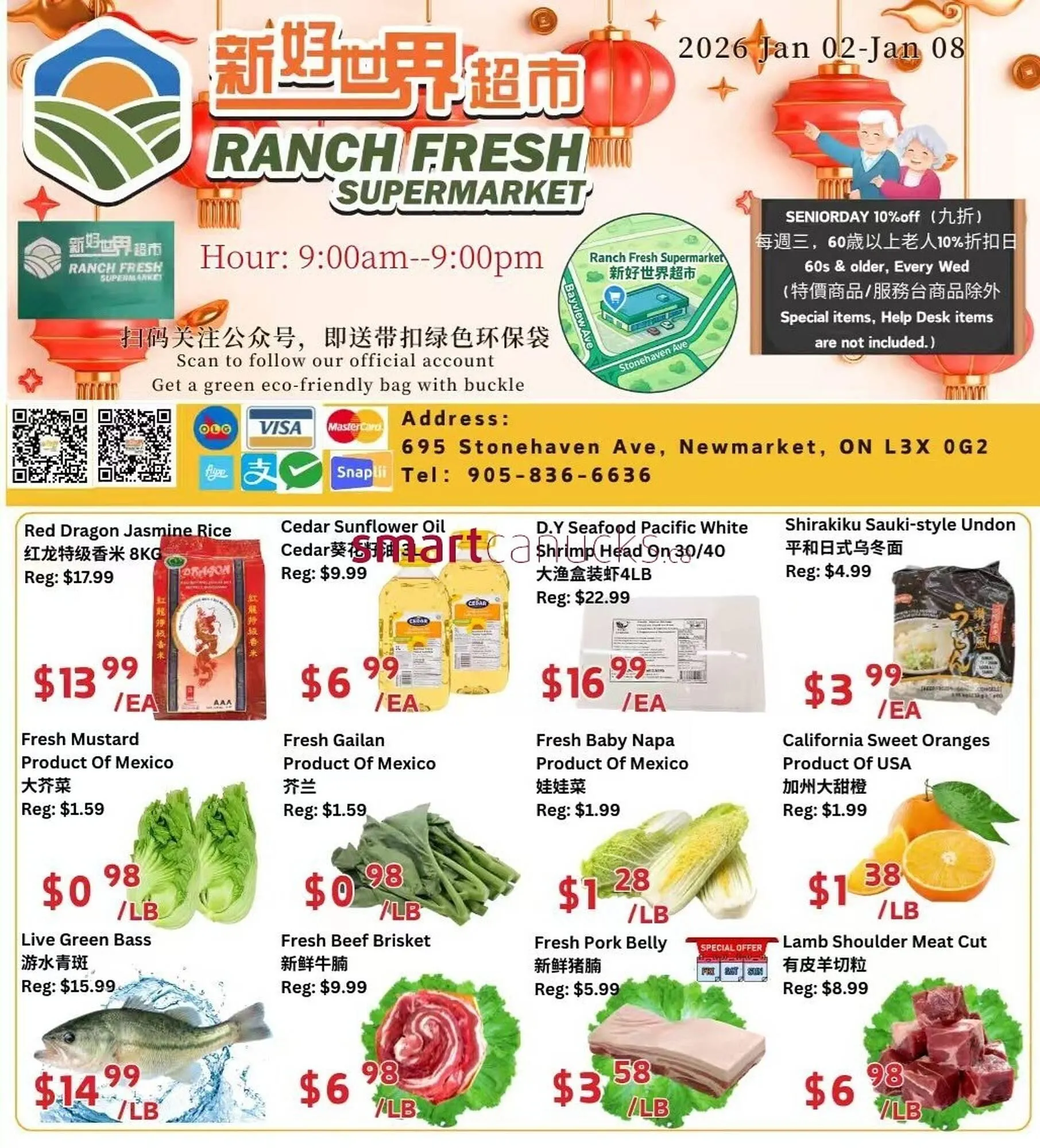 Ranch Fresh Supermarket flyer from January 2 to January 8 2026 - flyer page 1