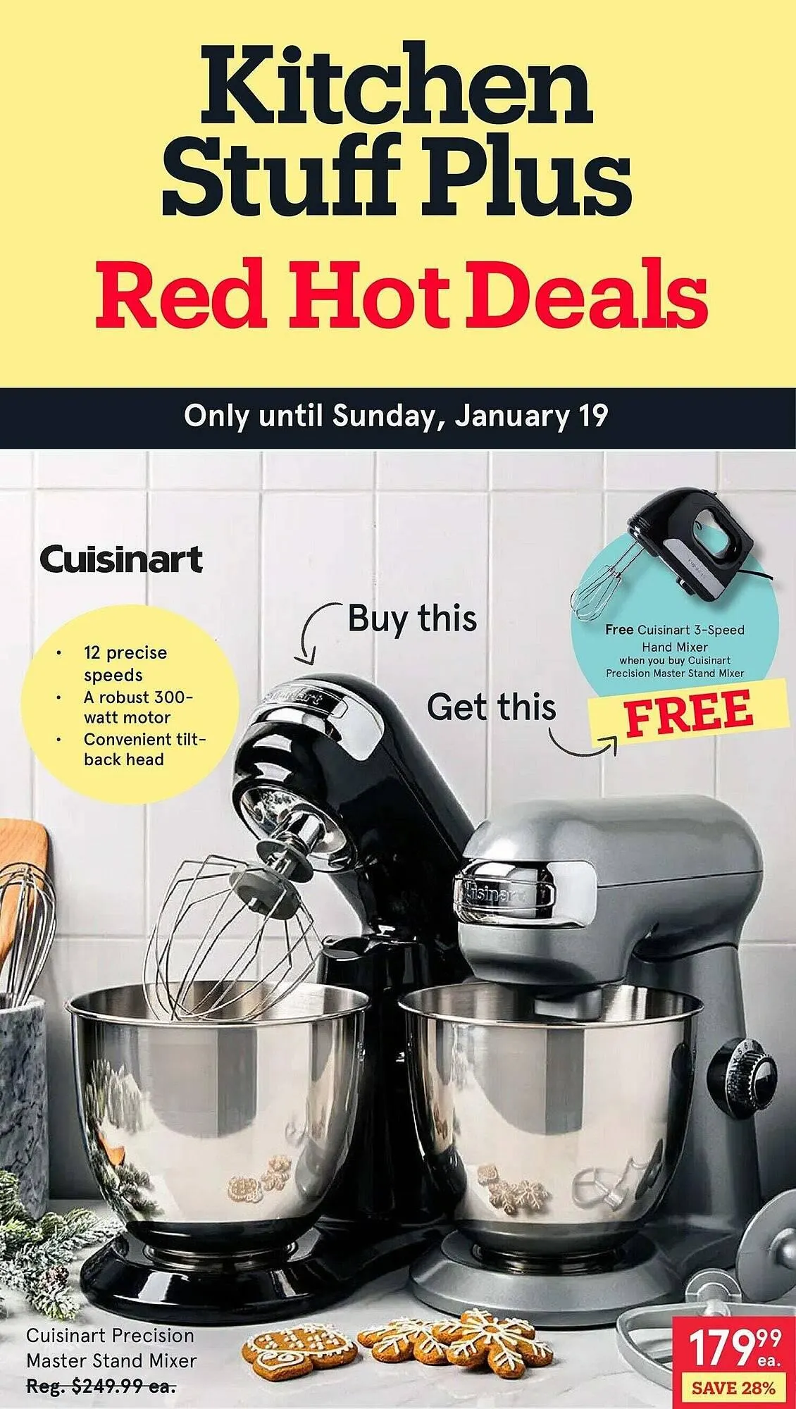 Kitchen Stuff Plus flyer from January 13 to January 20 2025 - flyer page 1