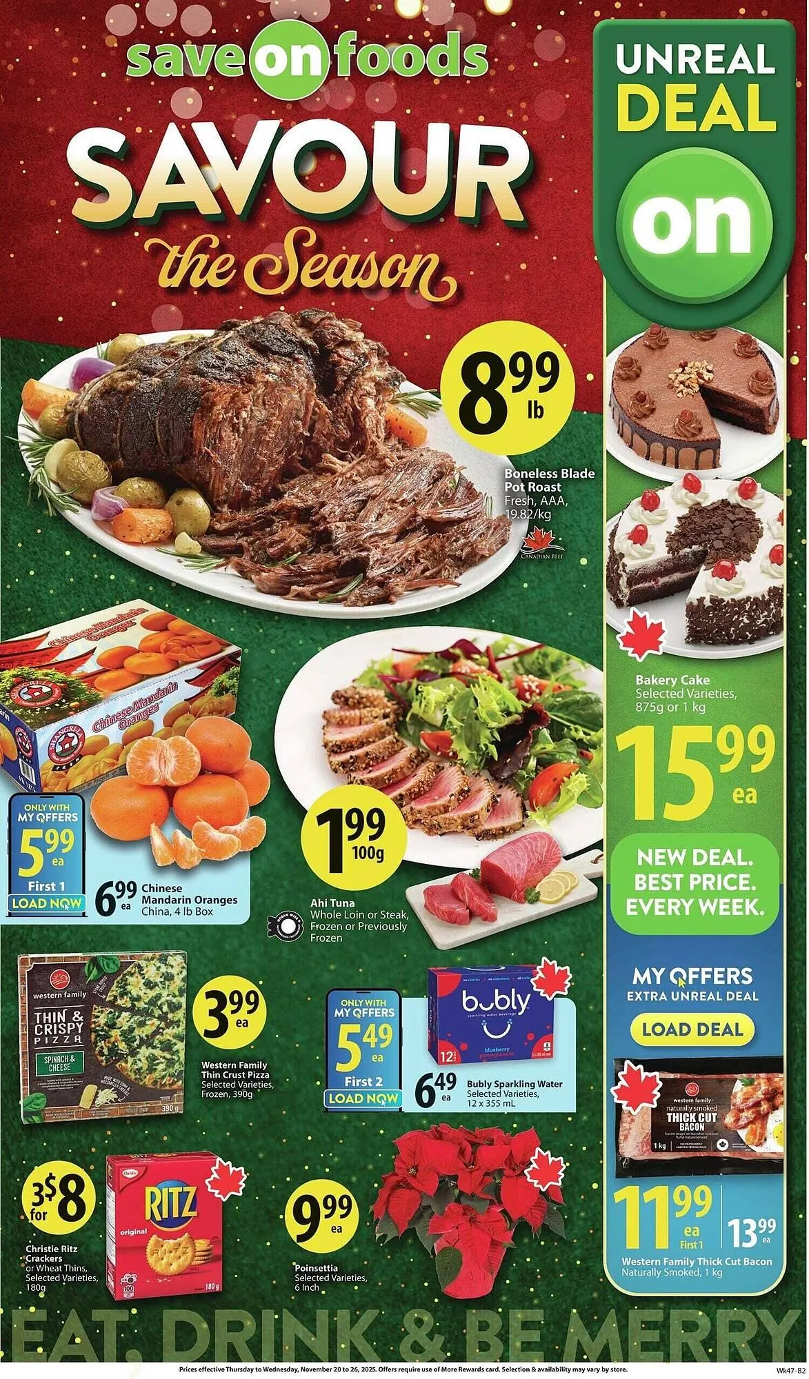 Save on Foods flyer from November 20 to November 27 2025 - flyer page 1