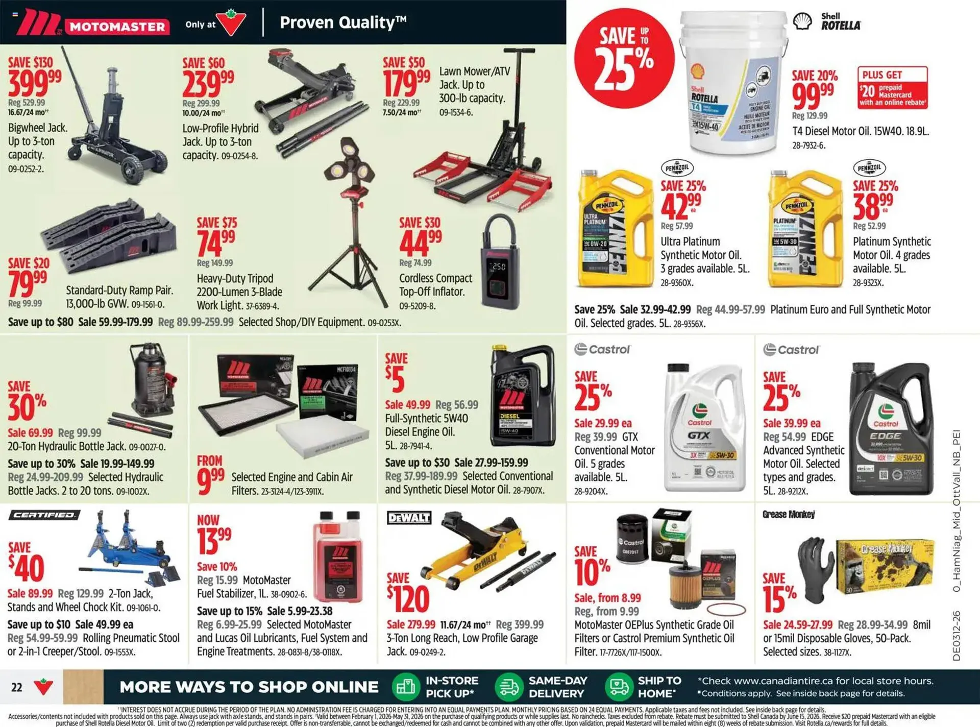 Canadian Tire flyer from March 19 to March 25 2026 - flyer page 22