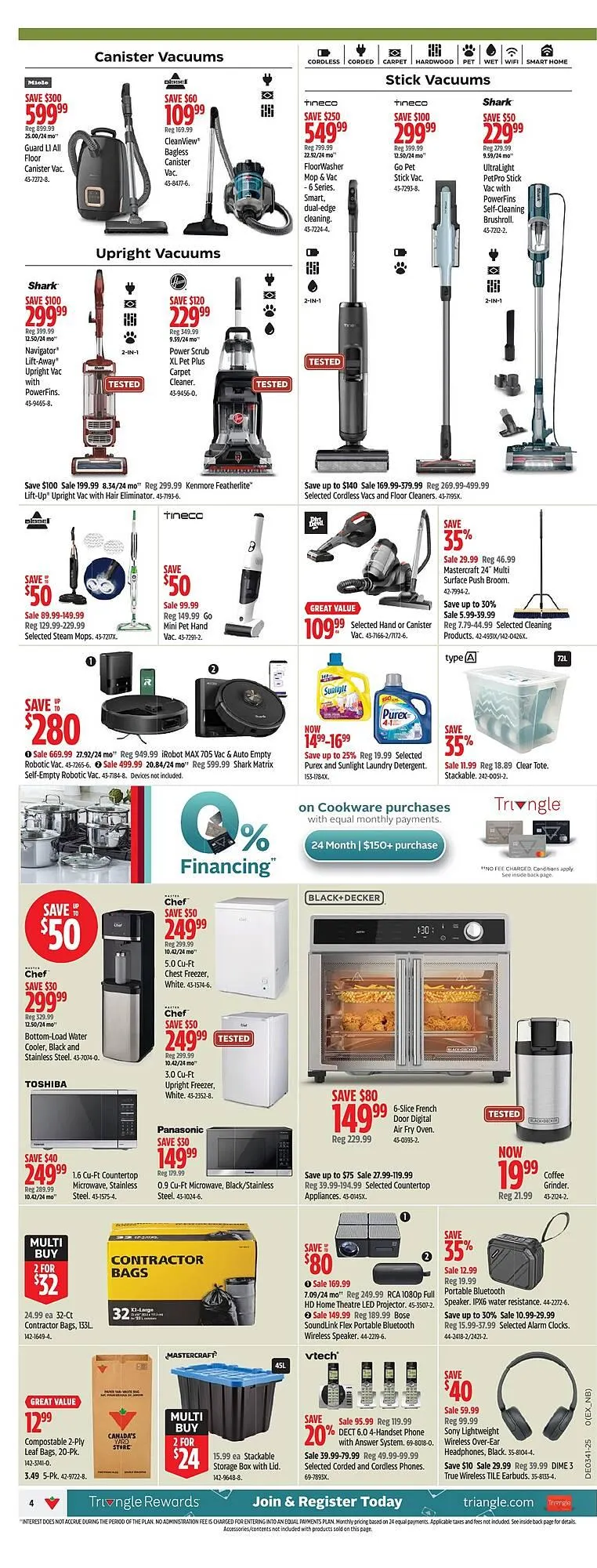 Canadian Tire flyer from October 2 to October 8 2025 - flyer page 4
