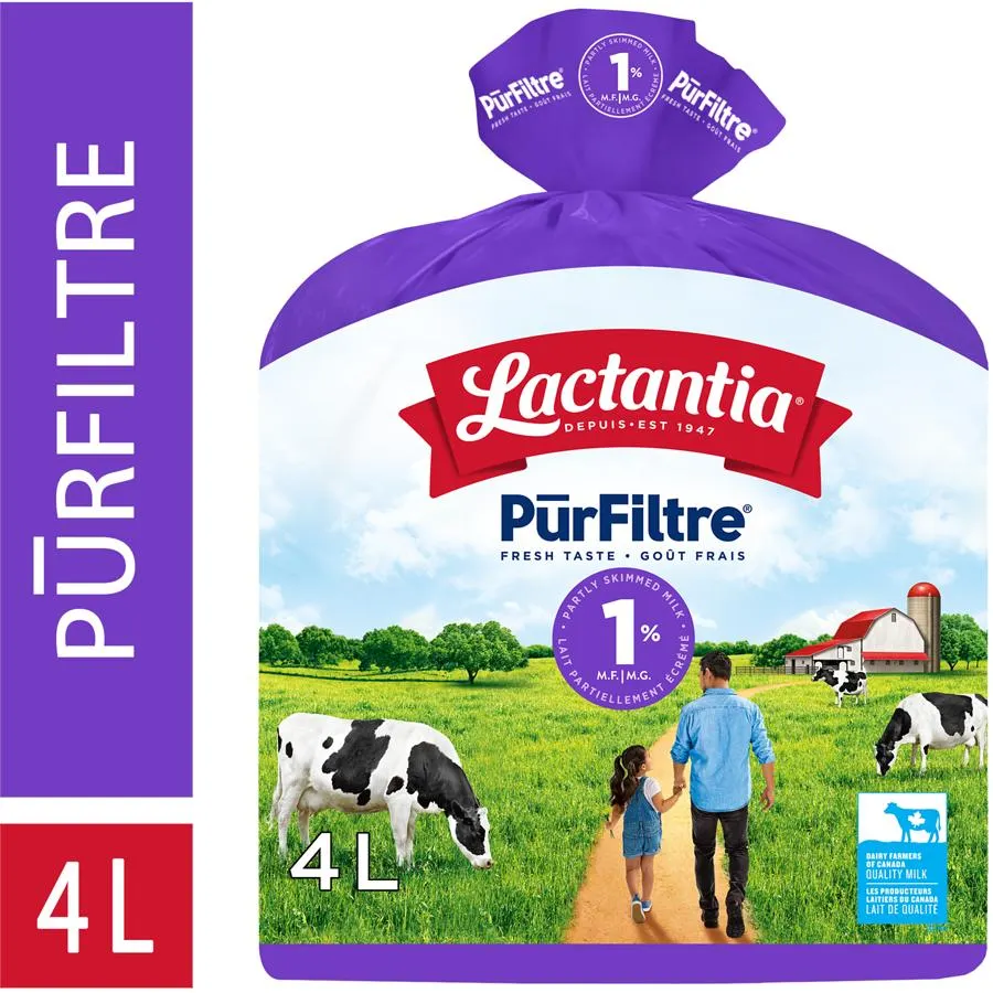 Purfiltre Lait Partiellement Écrémé 1 %