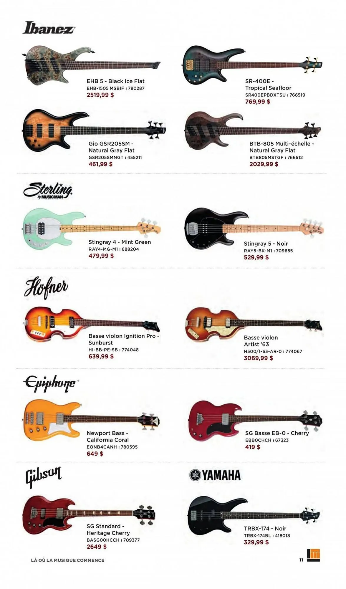 Long & McQuade flyer from November 3 to July 1 2024 - flyer page 11