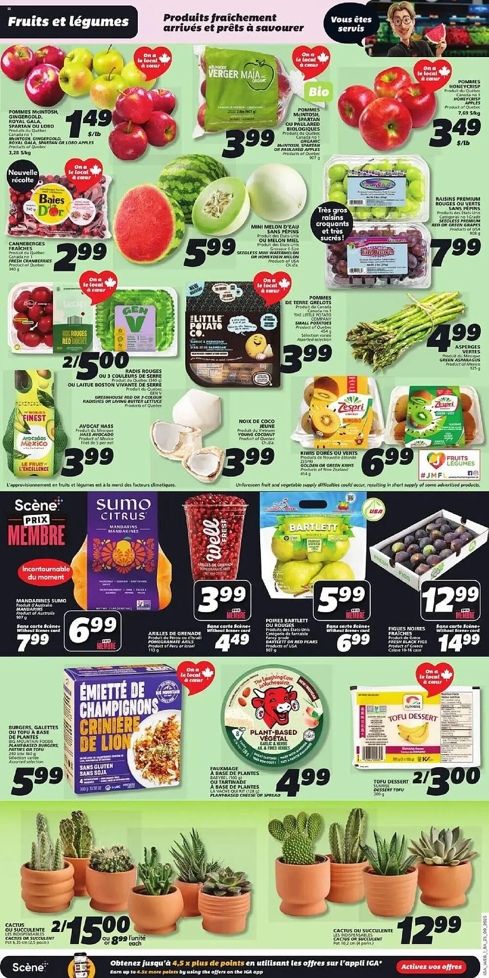 IGA flyer from September 25 to October 1 2025 - flyer page 3