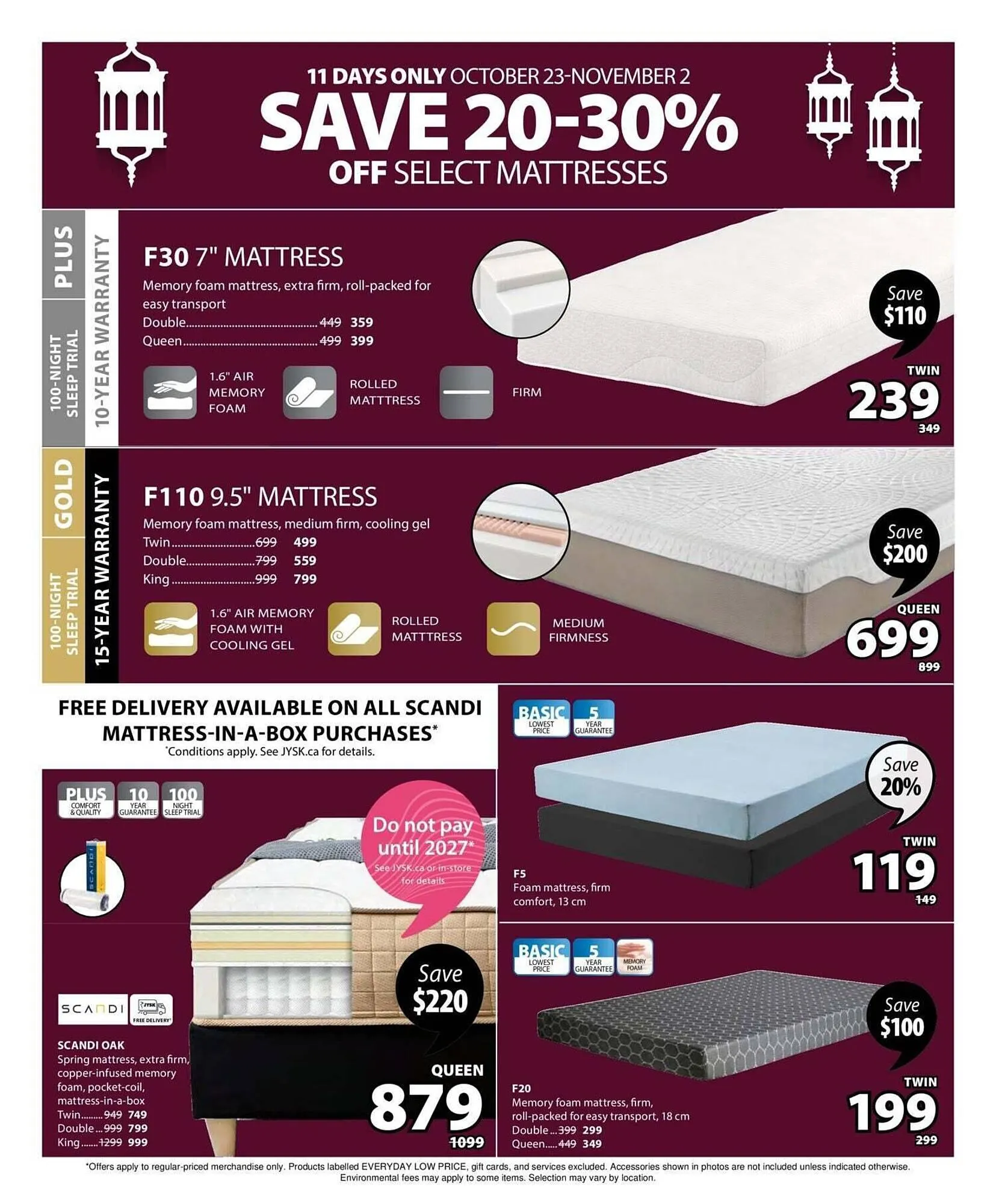 JYSK flyer from October 23 to November 6 2025 - flyer page 9