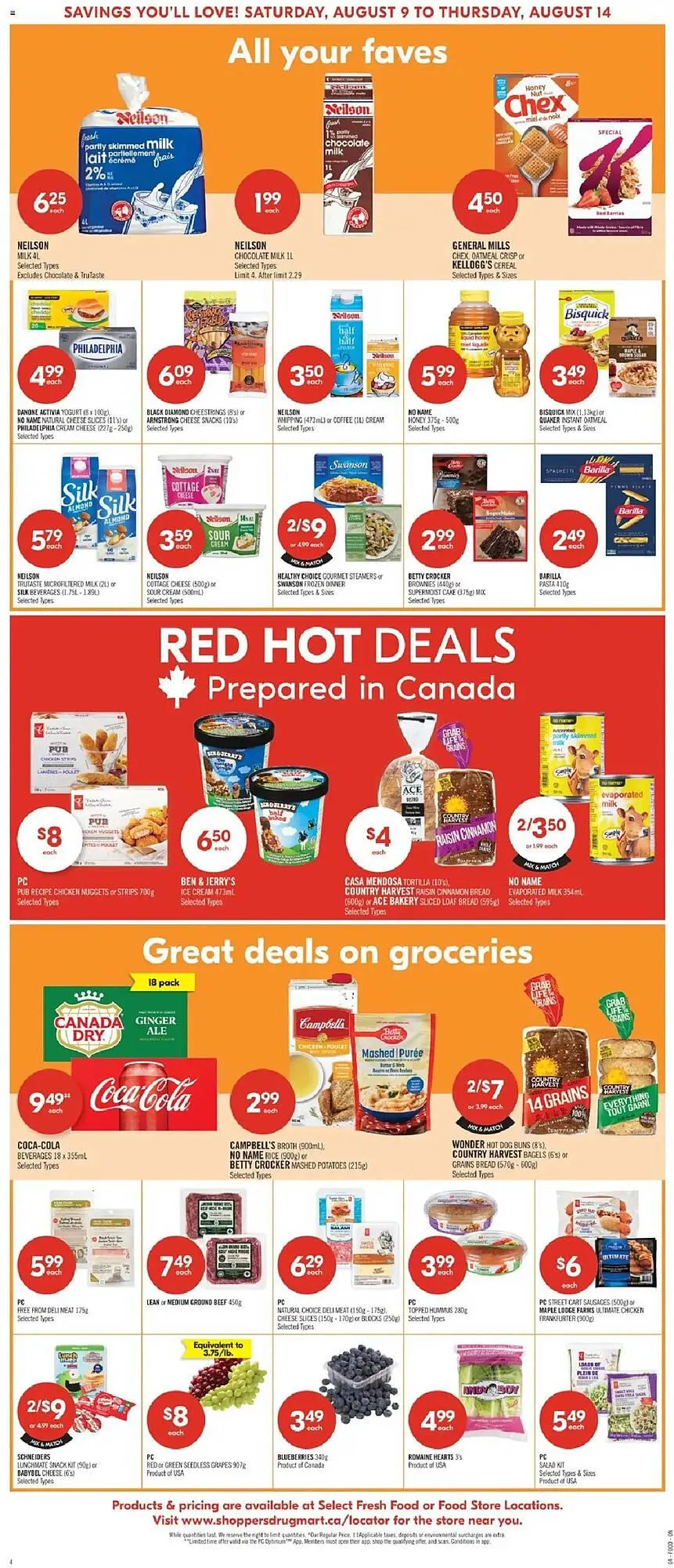 Shoppers Drug Mart flyer from August 9 to August 10 2025 - flyer page 4