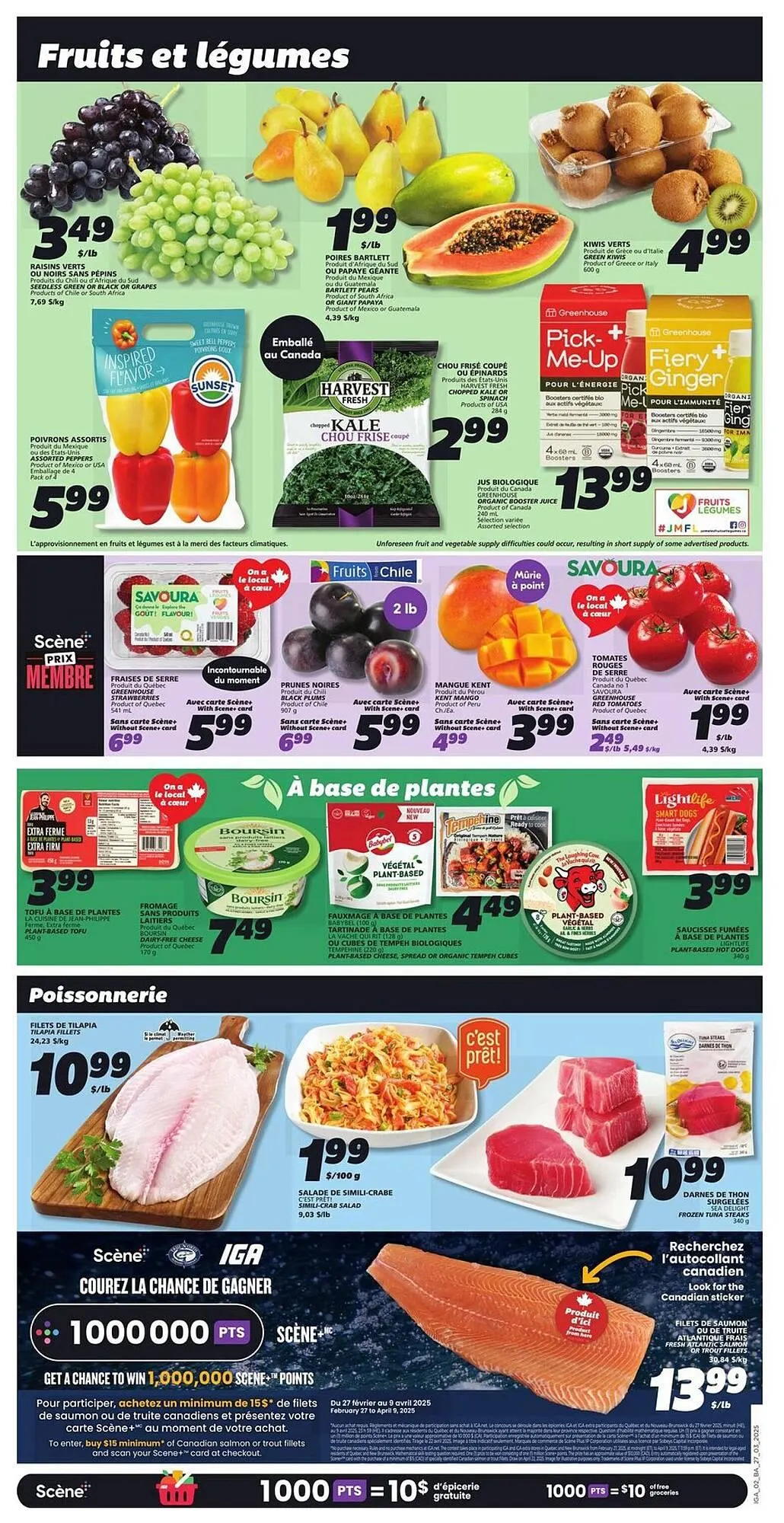 IGA flyer from March 27 to April 2 2025 - flyer page 3