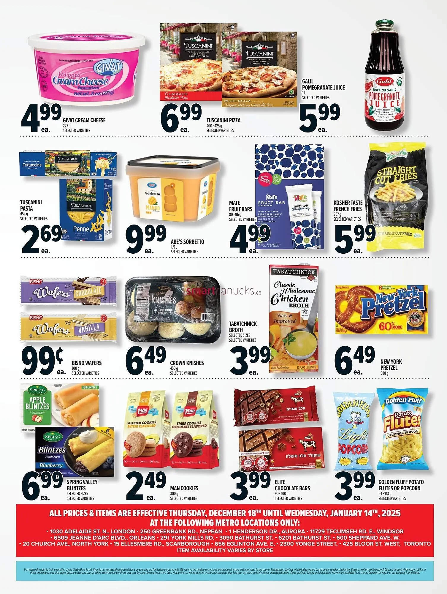 Metro flyer from December 18 to January 14 2026 - flyer page 2