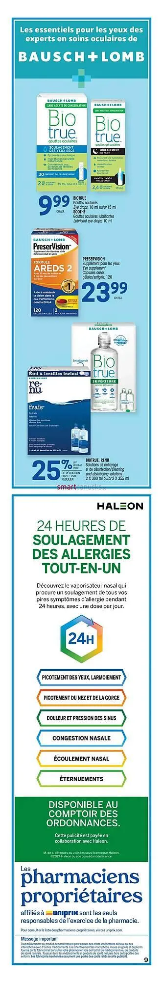 Uniprix flyer from April 24 to April 30 2025 - flyer page 3