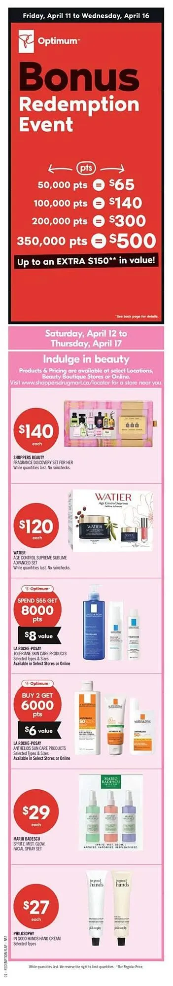 Shoppers Drug Mart flyer from April 10 to April 21 2025 - flyer page 2