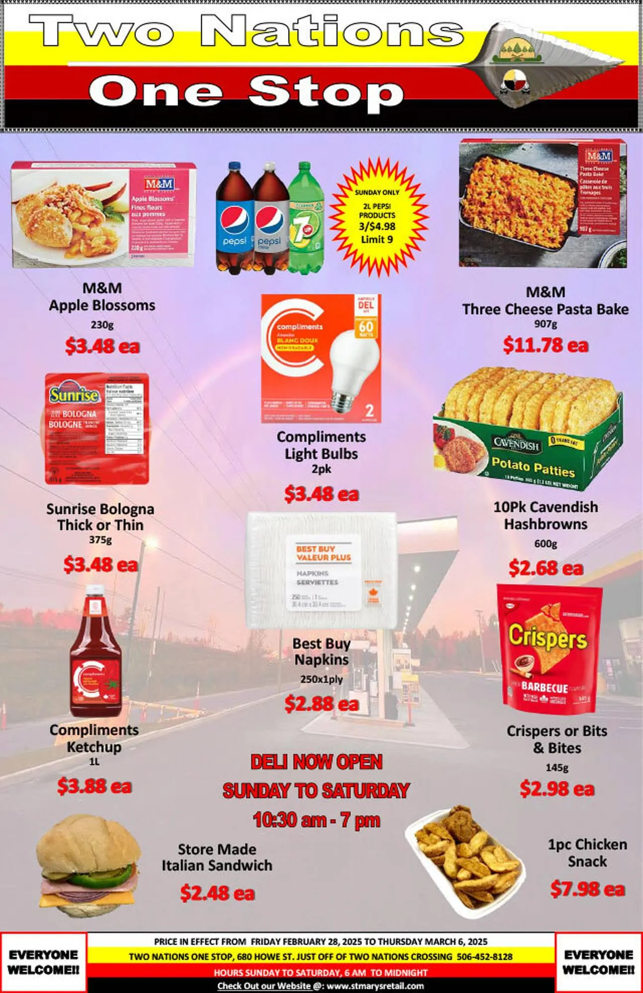 Two Nations One Stop flyer - 1