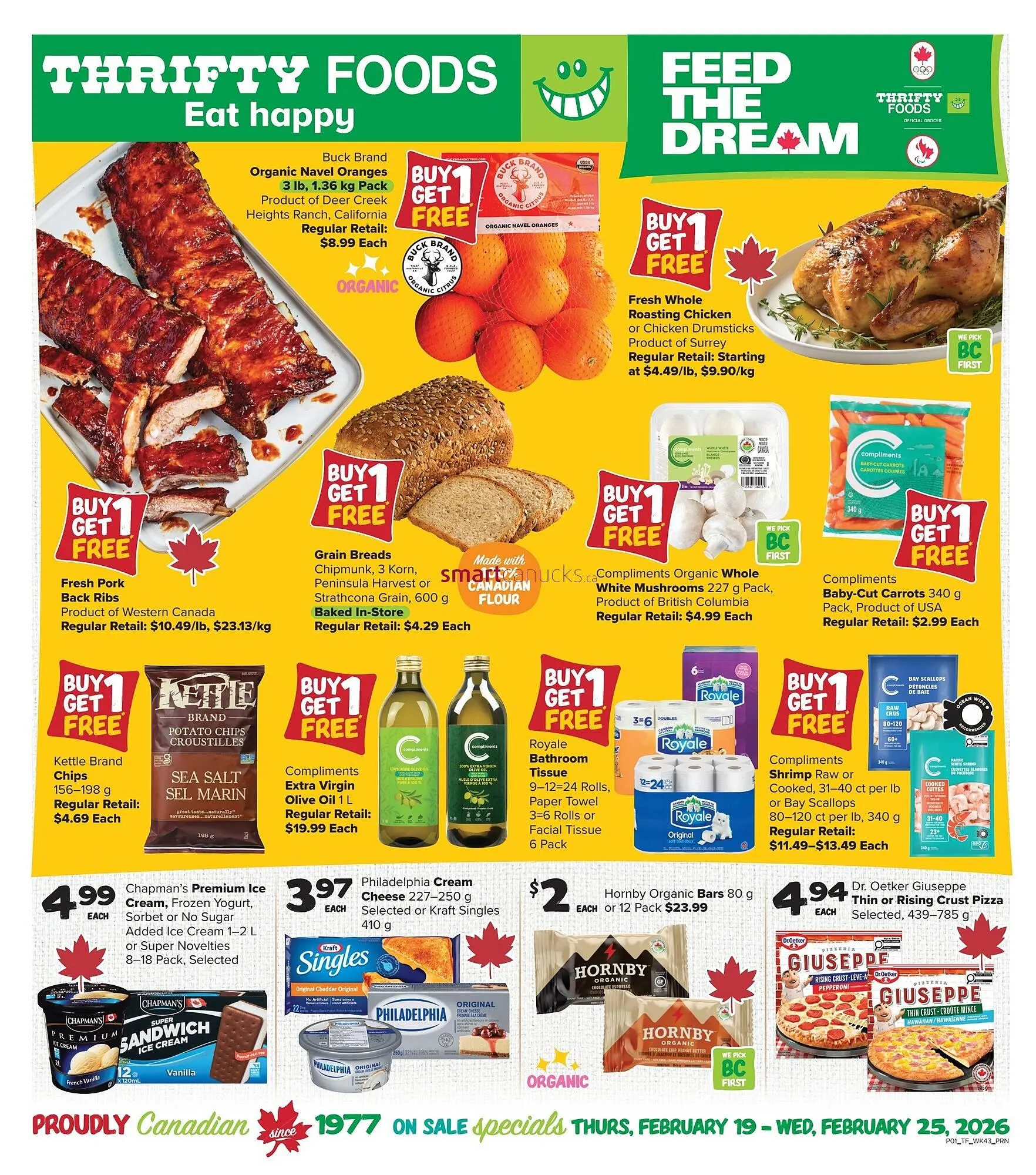Thrifty Foods flyer from February 19 to February 25 2026 - flyer page 1