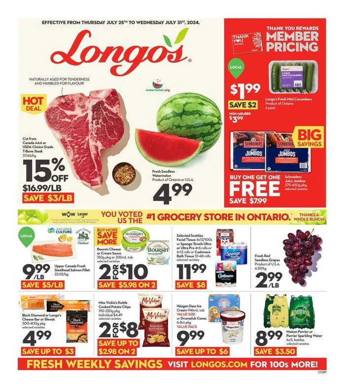 Weekly Flyer from July 25 to July 31 2024 - flyer page 1
