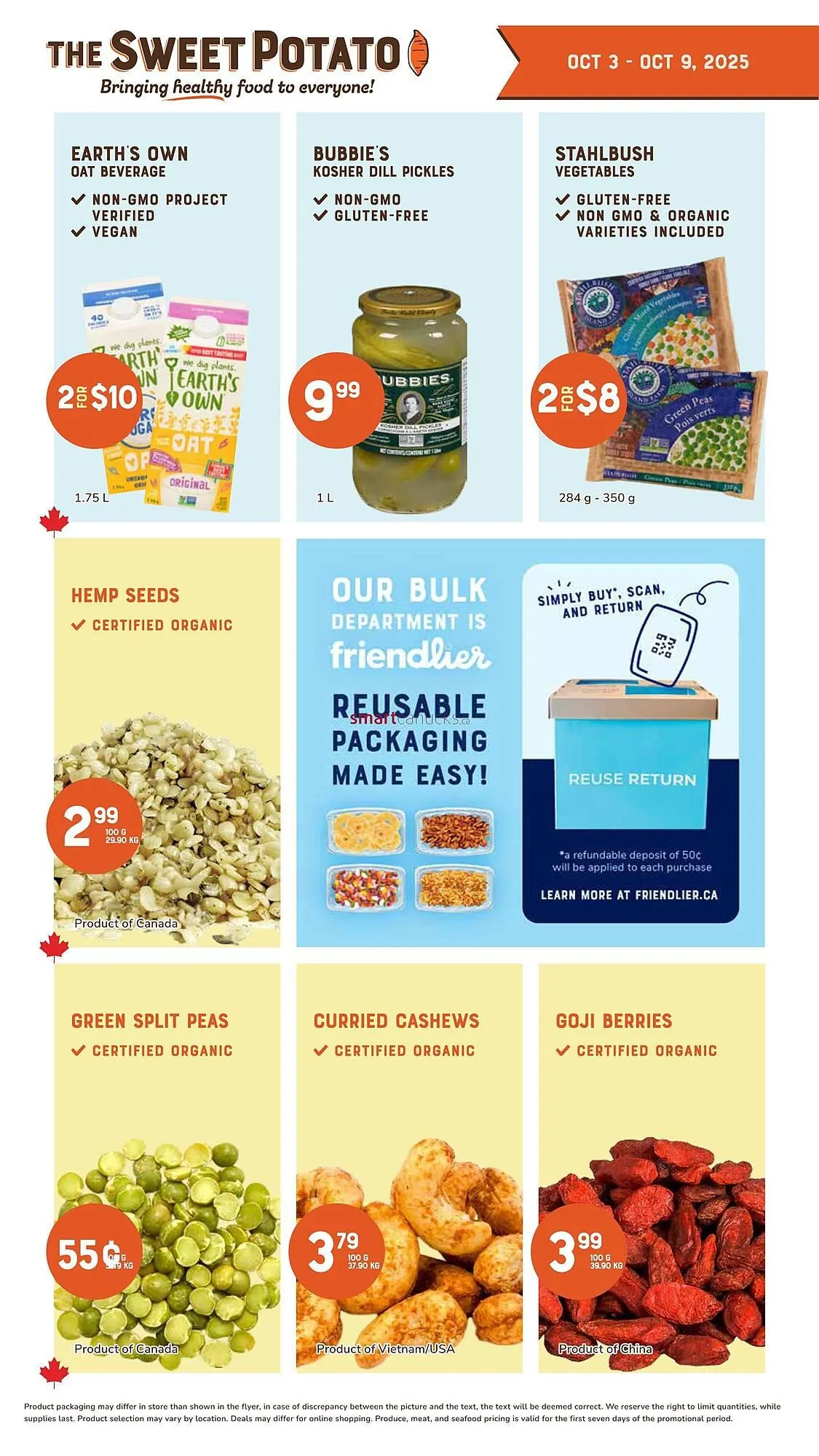 The Sweet Potato flyer from October 3 to October 16 2025 - flyer page 9