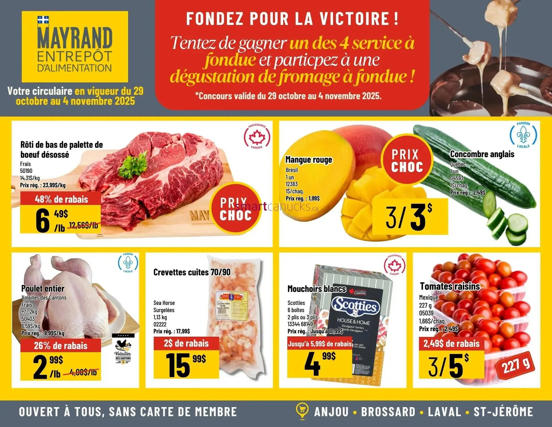 Mayrand flyer from October 30 to November 5 2025 - flyer page 1