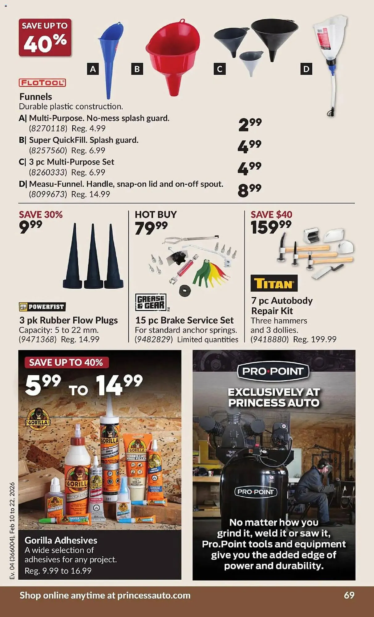 Princess Auto flyer from February 10 to February 22 2026 - flyer page 74