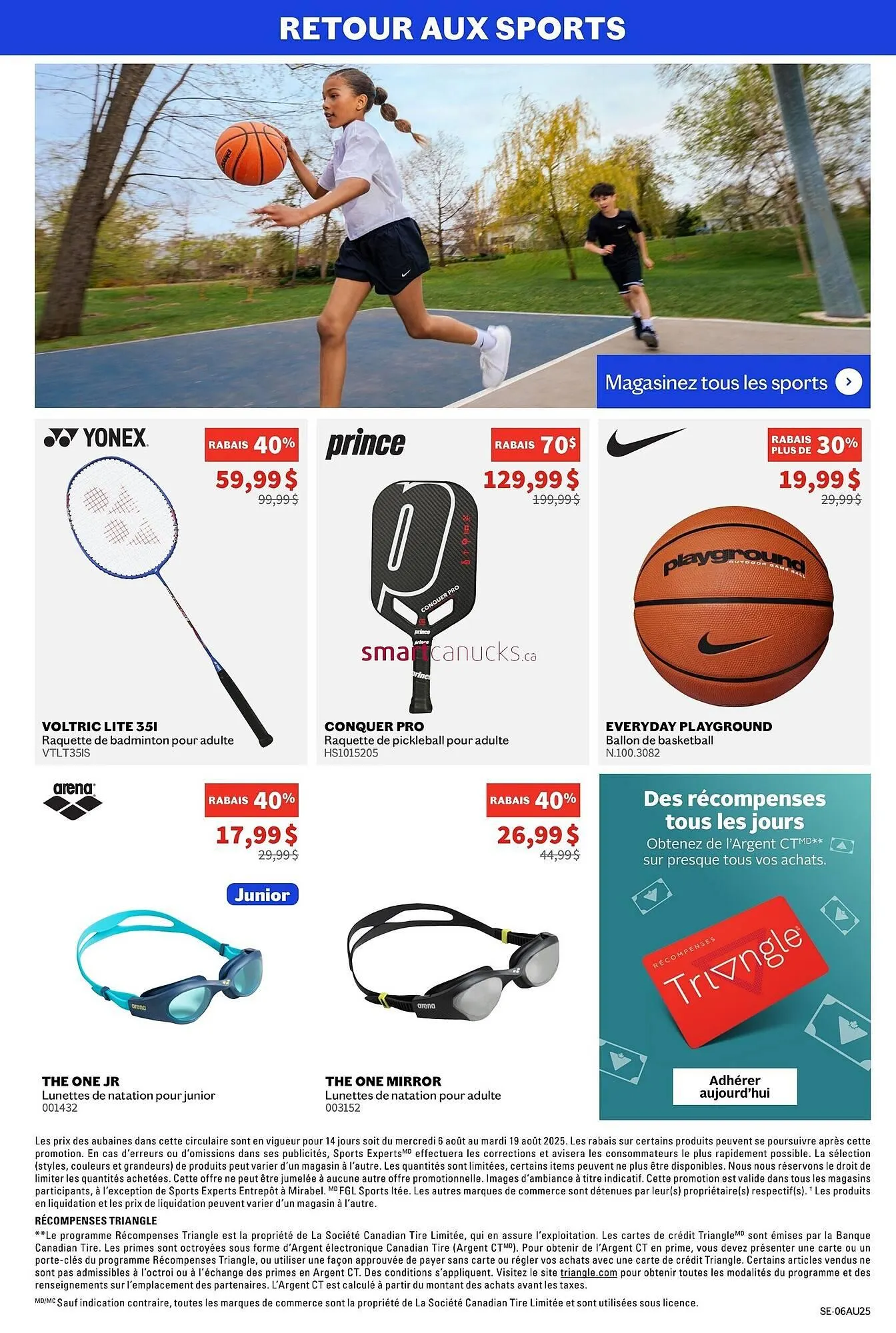 Sports Experts flyer from August 6 to August 19 2025 - flyer page 6