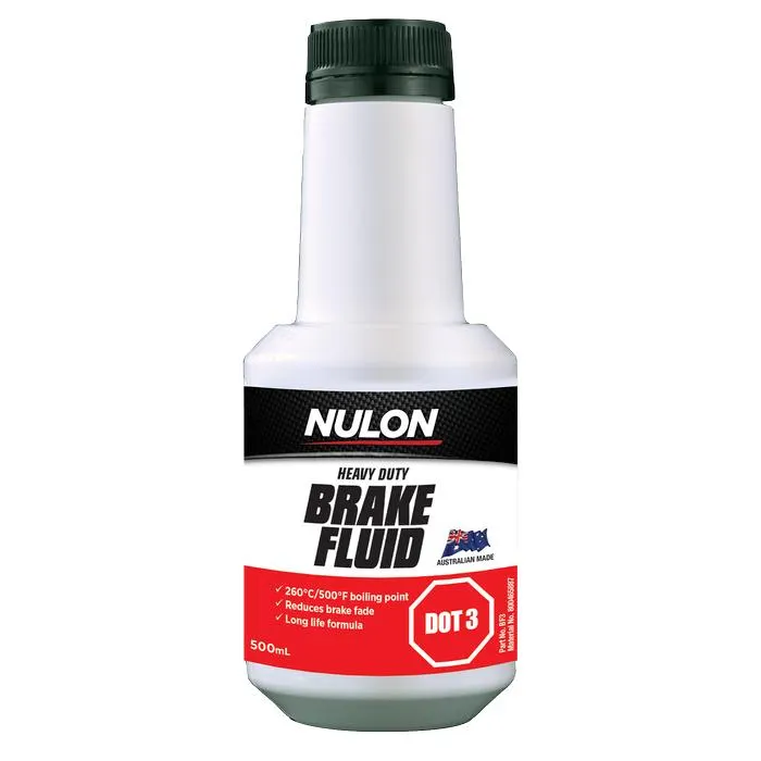 Nulon 500ml Dot 3 Heavy Duty Brake Fluid