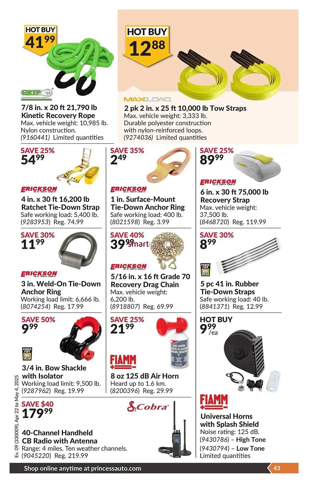 Princess Auto flyer from April 18 to April 24 2025 - flyer page 48